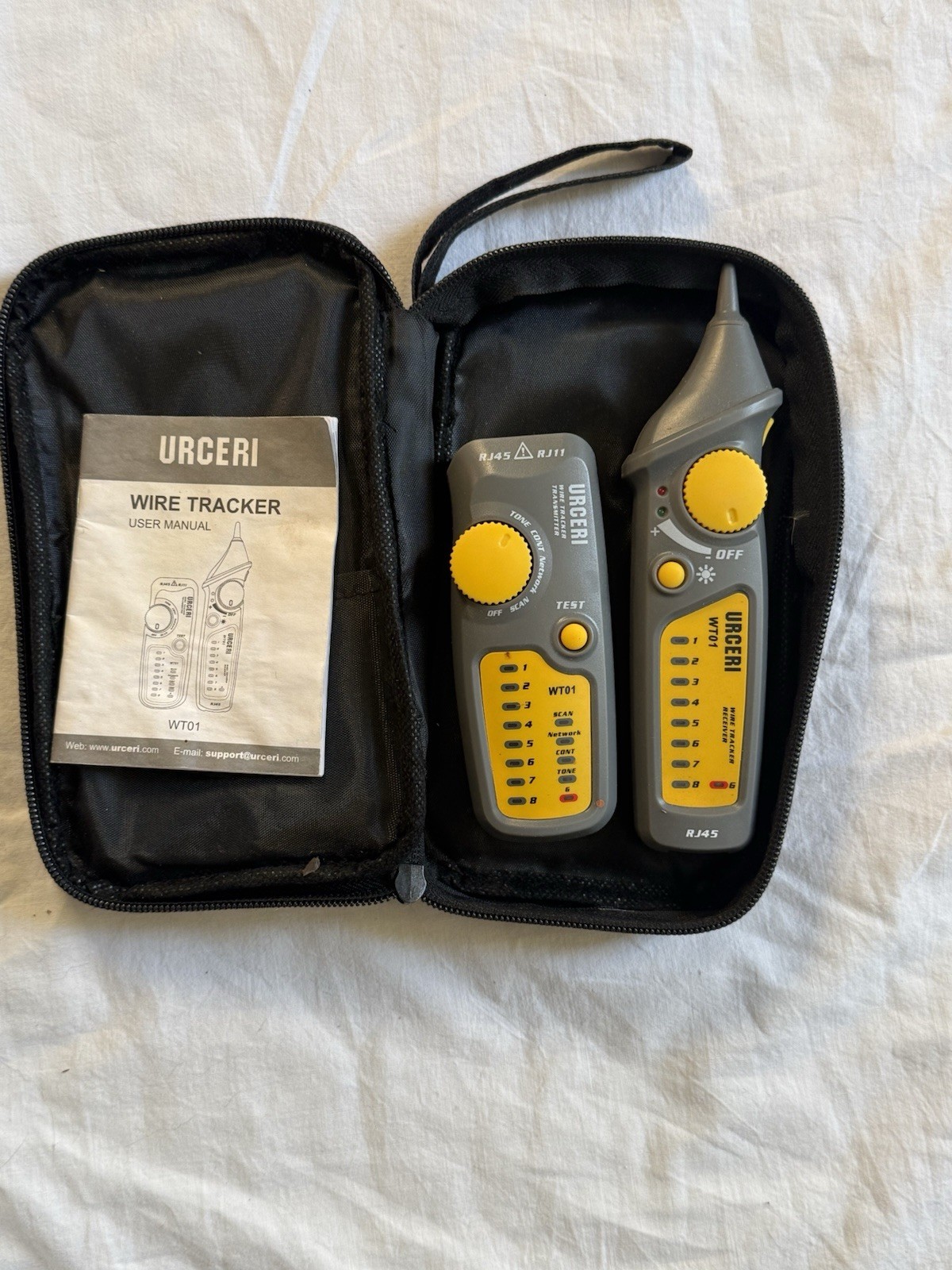 Urceri Wire Tracker, RJ11/RJ45 Multifunctional Cable Tester Line Finder 