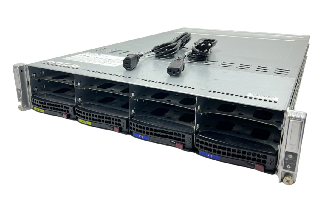 SuperMicro Nutanix NX-6000 CSE-827 2-Node - 2x E5-2630v2 64GB 2x 64GB SSD 2x PSU