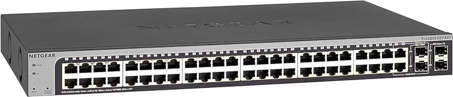 NETGEAR GS748T 48 Port Ethernet Switch - GS748T-500NAS