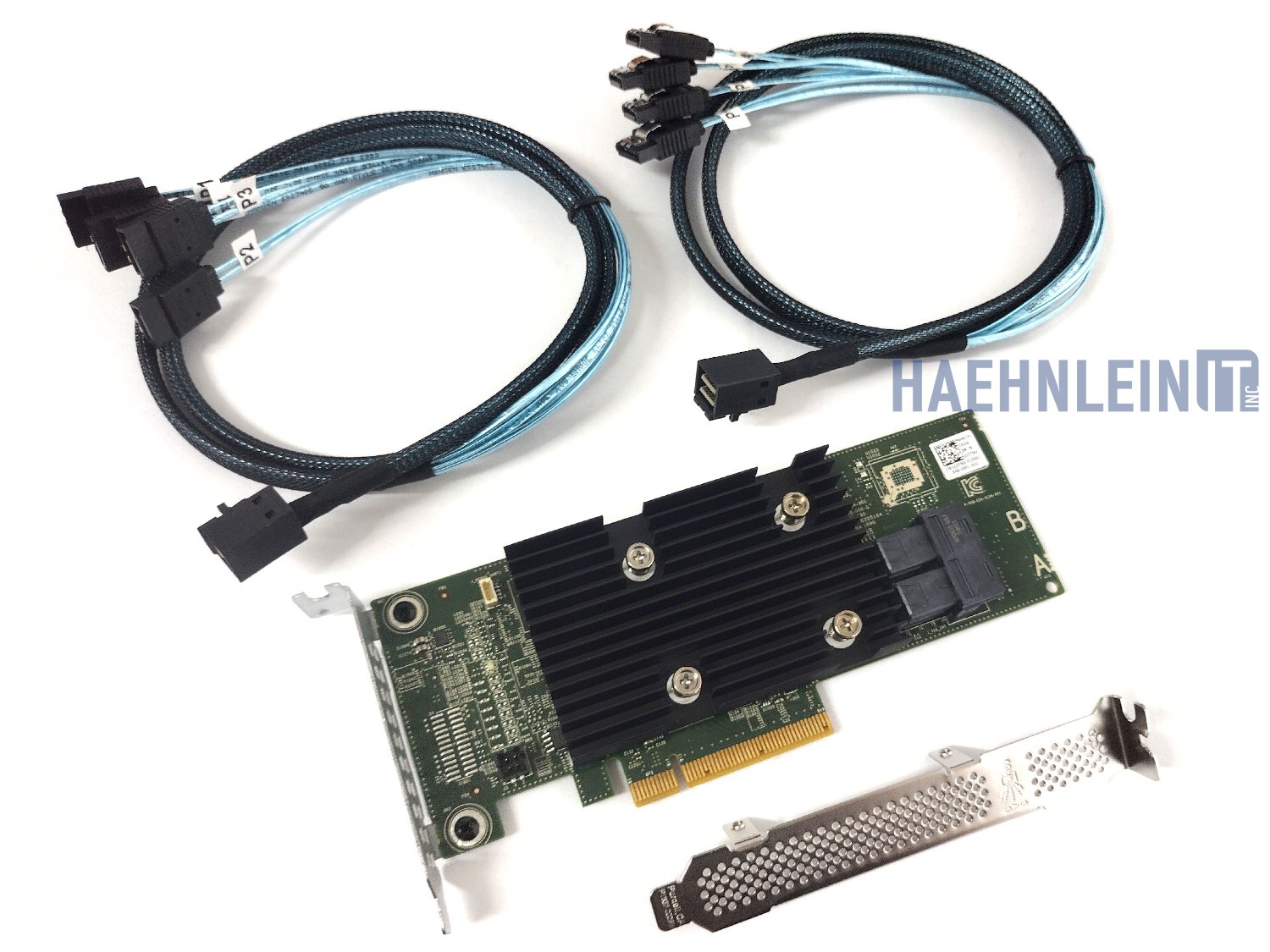 Dell Perc HBA330 SATA / SAS HBA Controller P16 IT-Mode 12Gb PCIe + 2 Cables ZFS