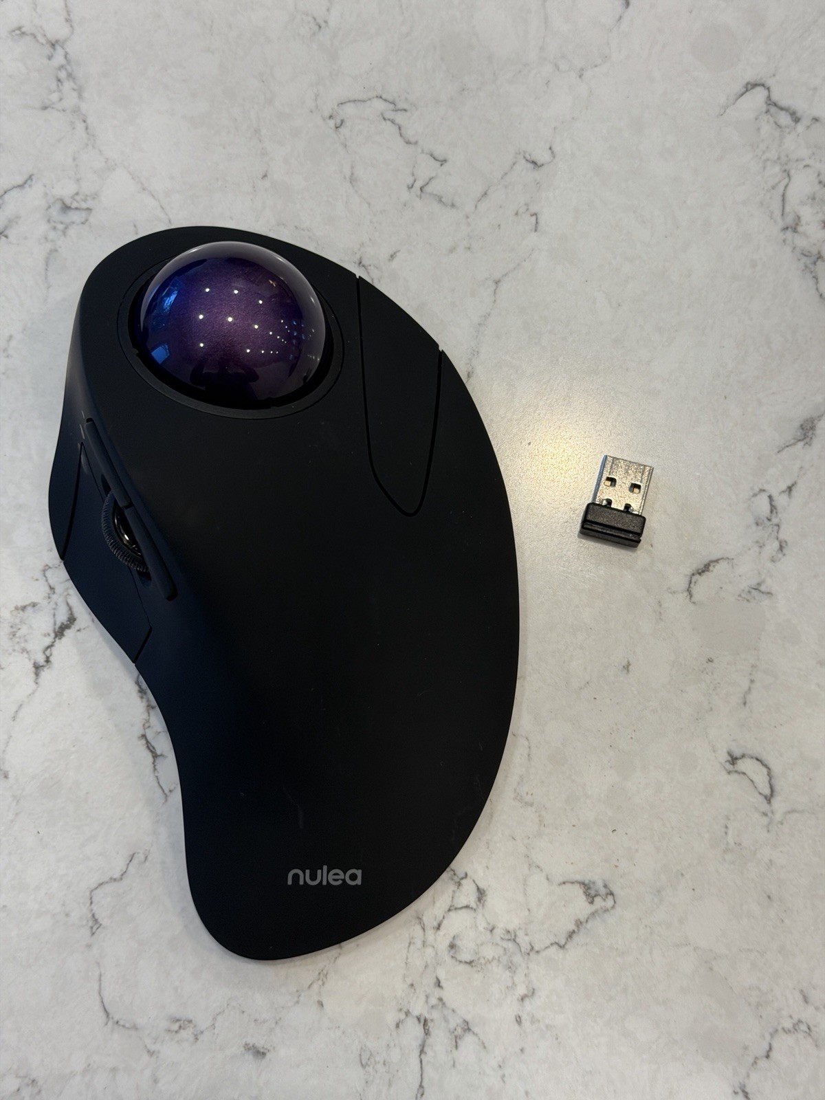 Nulea M505 Wireless Trackball Mouse Rechargeable Bluetooth USB