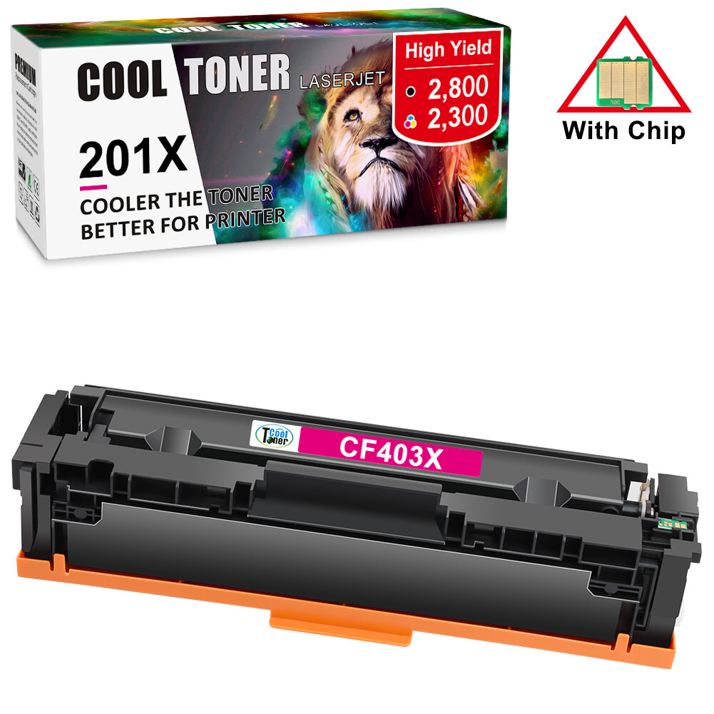 CF400X-CF403X Toner Cartridge Set 201X For HP LaserJet Pro M252dw M277dw Lot New