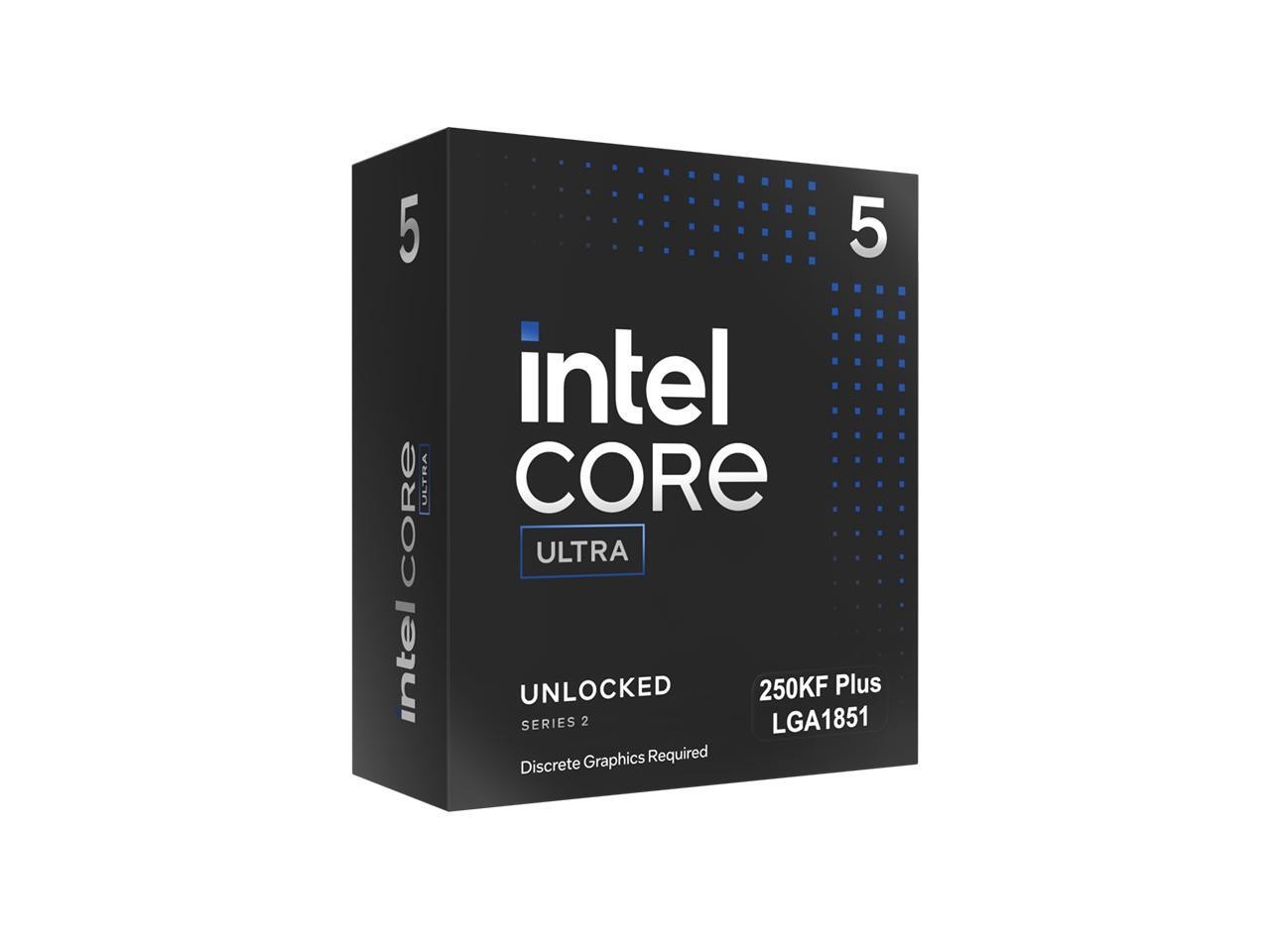 Intel Core Ultra 5 250KF Plus Processor 18 cores (6 P-cores + 12 E-cores) up to