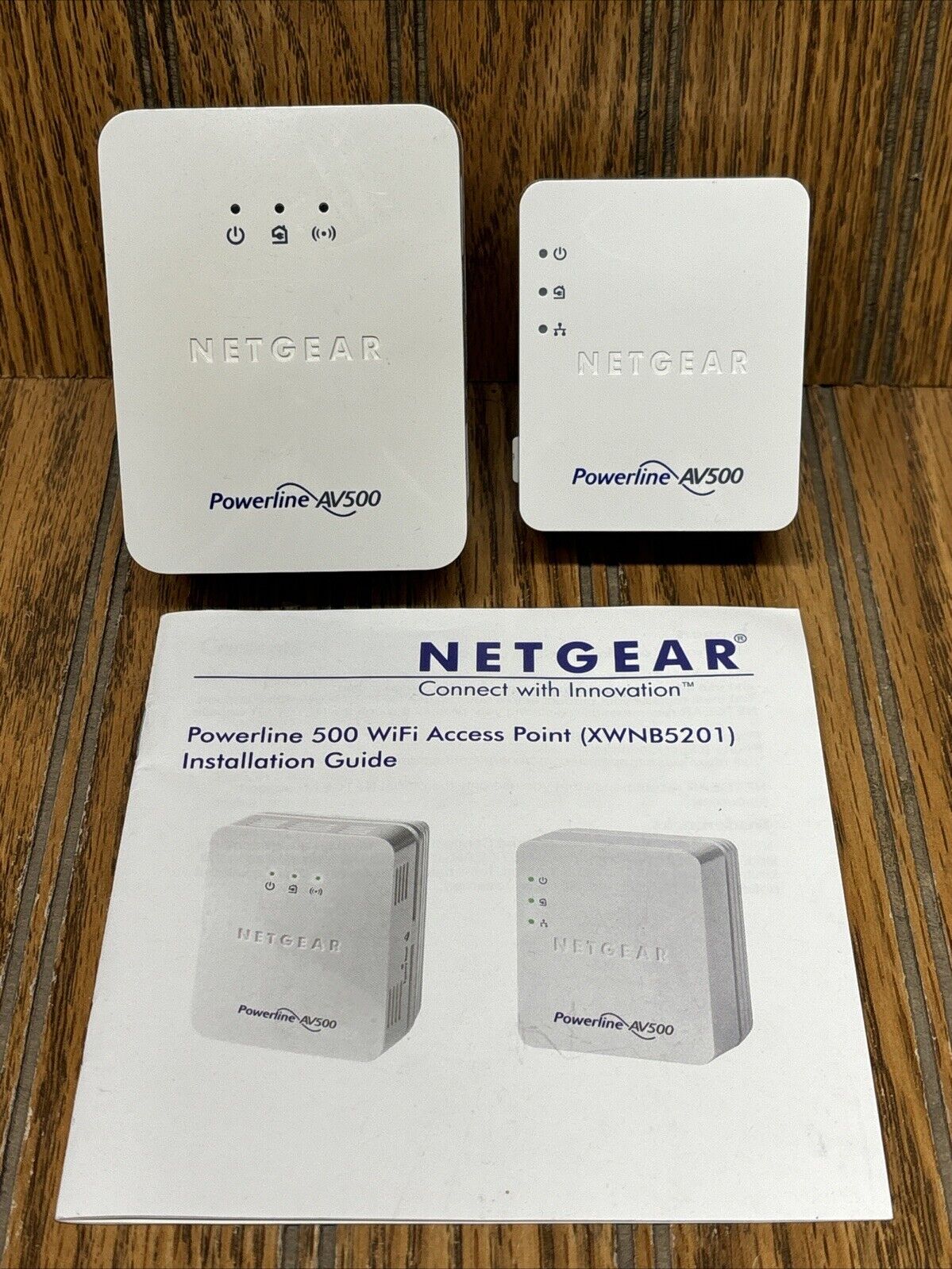 Netgear Powerline AV500 - XAV5201 & XWN5001 WiFi Access Point - Tested & Work