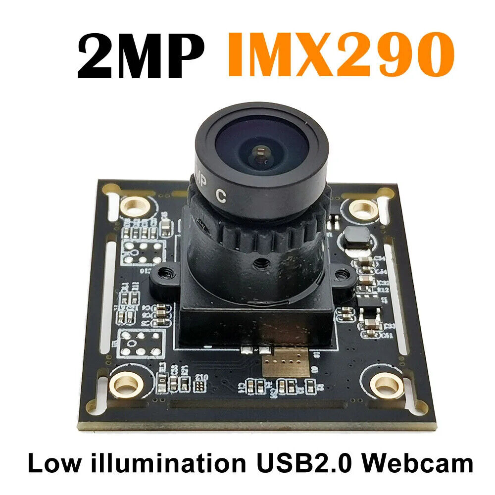2 Megapixel HD 1080P 1920*1080 Camera IMX290 0.00 Low Illumination USB2.0 Webcam