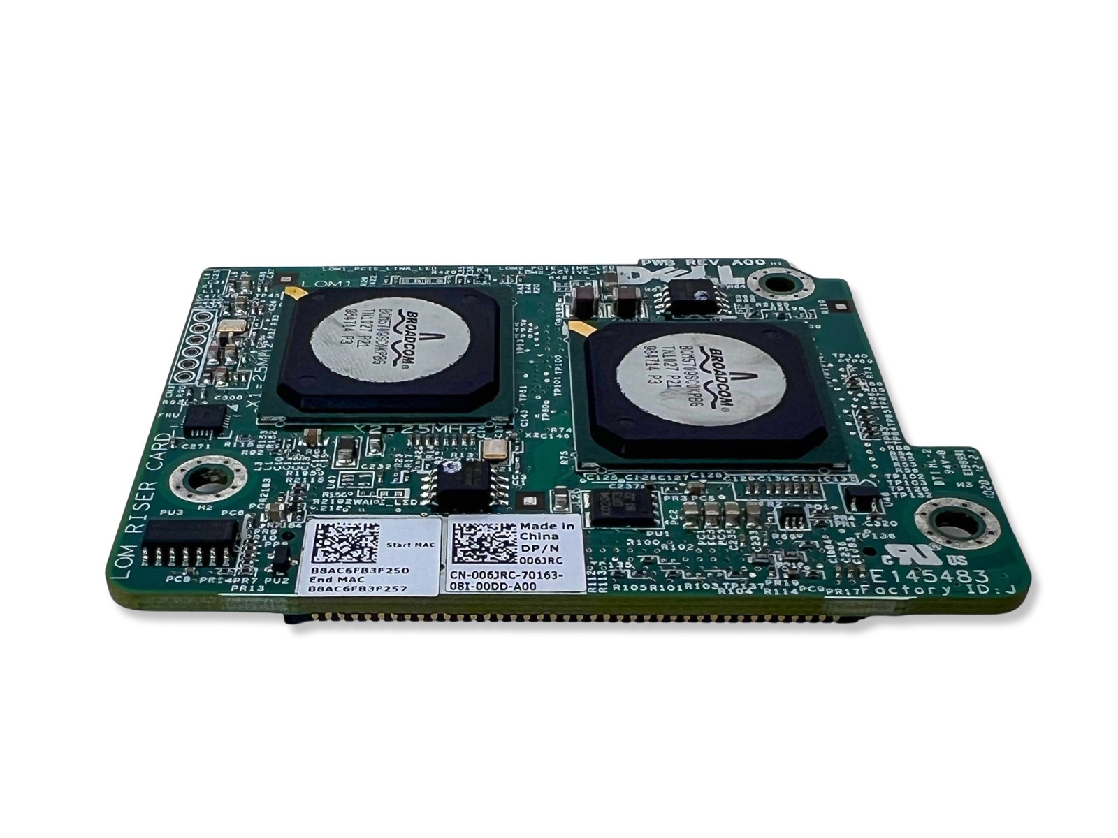 Dell PowerEdge M710HD M915 5709s 1GbE Quad-Port Mezzanine Network Card 06JRC