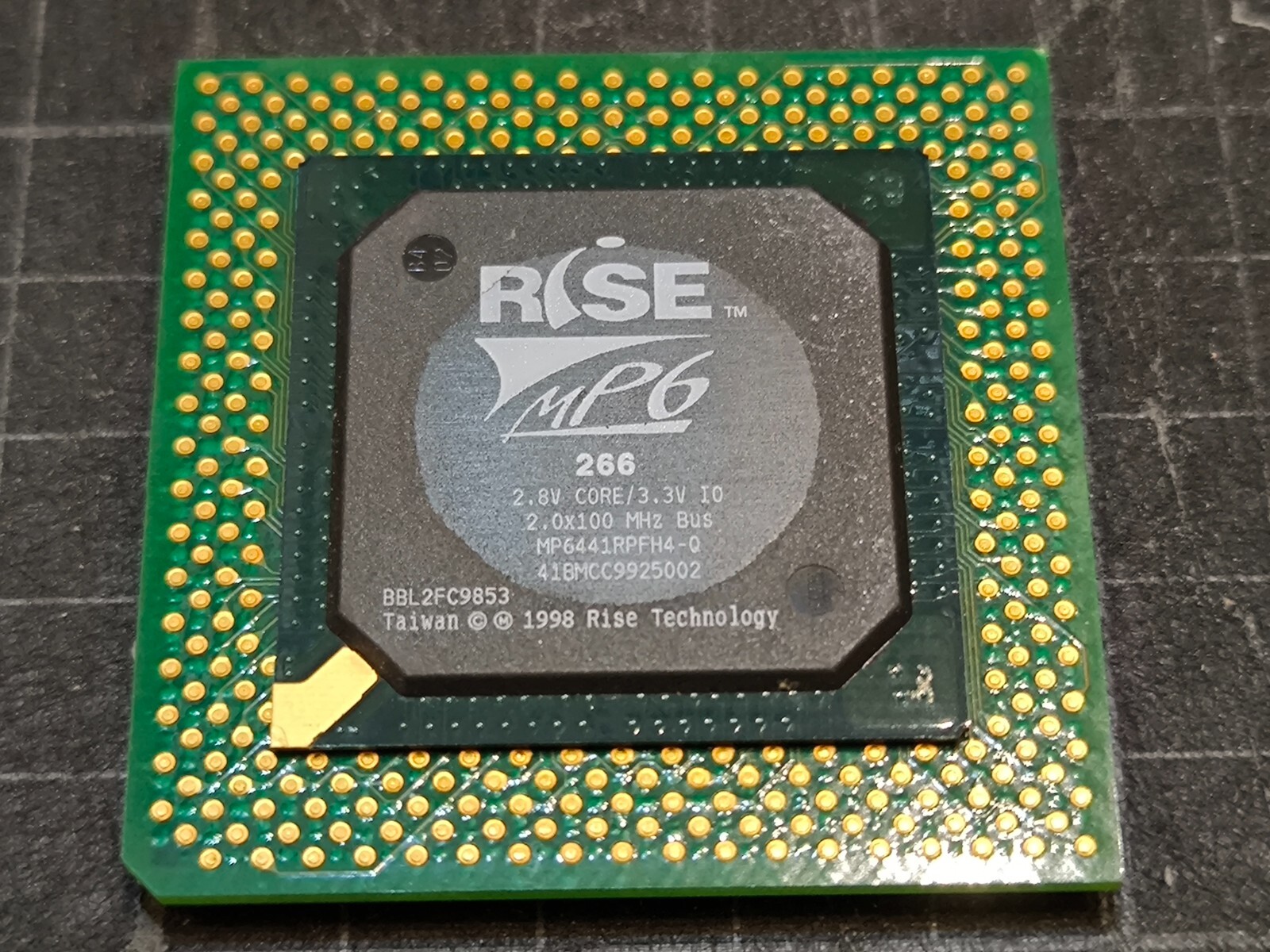 Rare Rise MP6 266 Mhz CPU Socket 7  1998  NEW And Tested