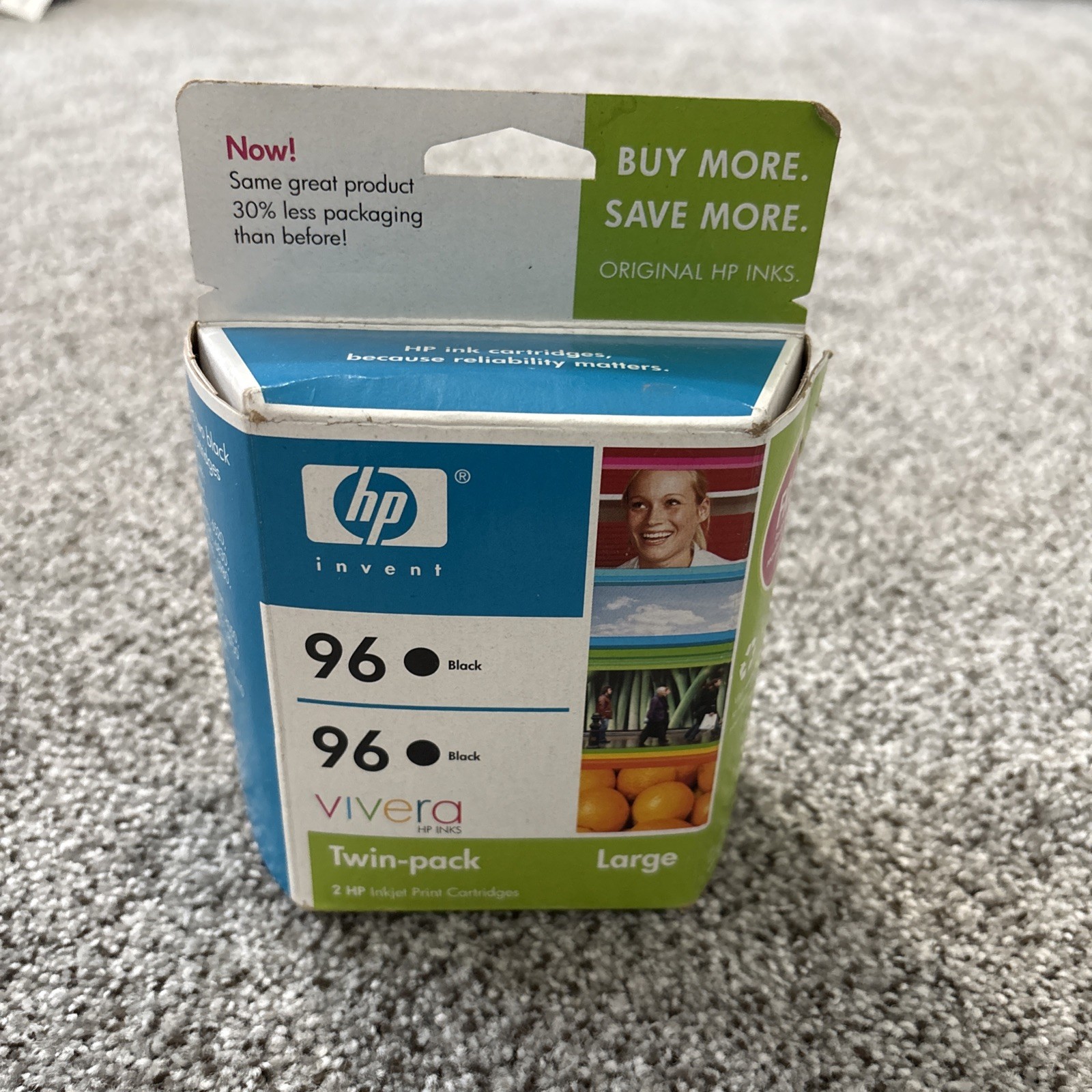 2 Pack - New - 96 Black Ink Cartridges - 2 Pack - C9348FN - Large