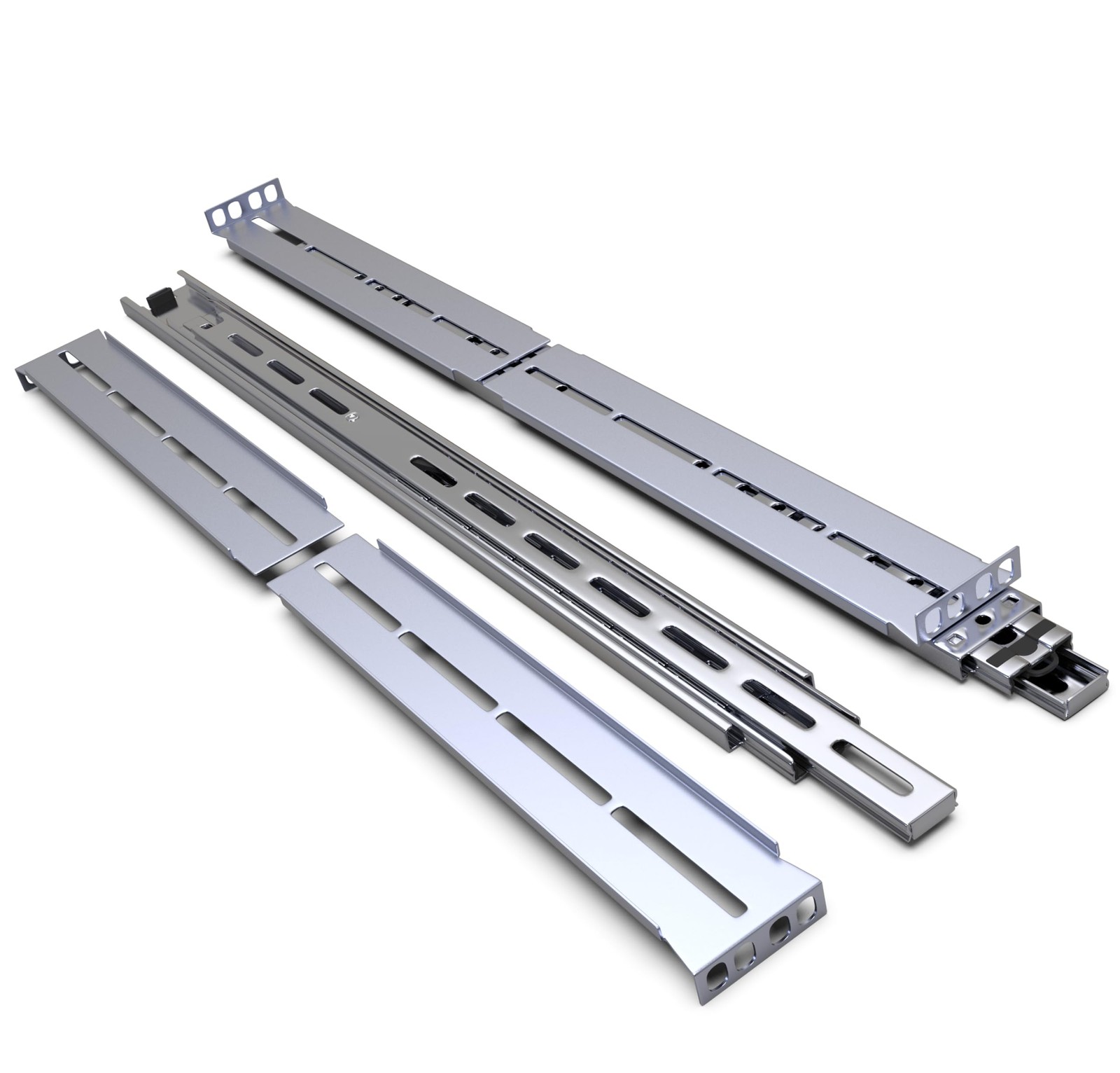 Rackmount Sliding Rails - Kit for 2U-8U Chassis (Adjustable 26" to 40" Depth)...