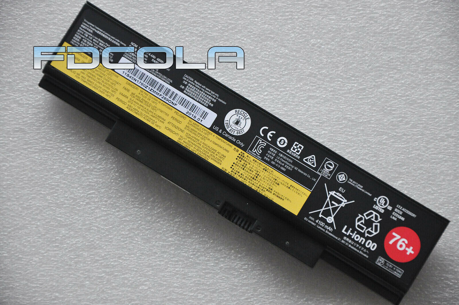 USA 76+ OEM Lenovo 45N1760 45N1761 45N1762 Battery For ThinkPad Edge E550 E555