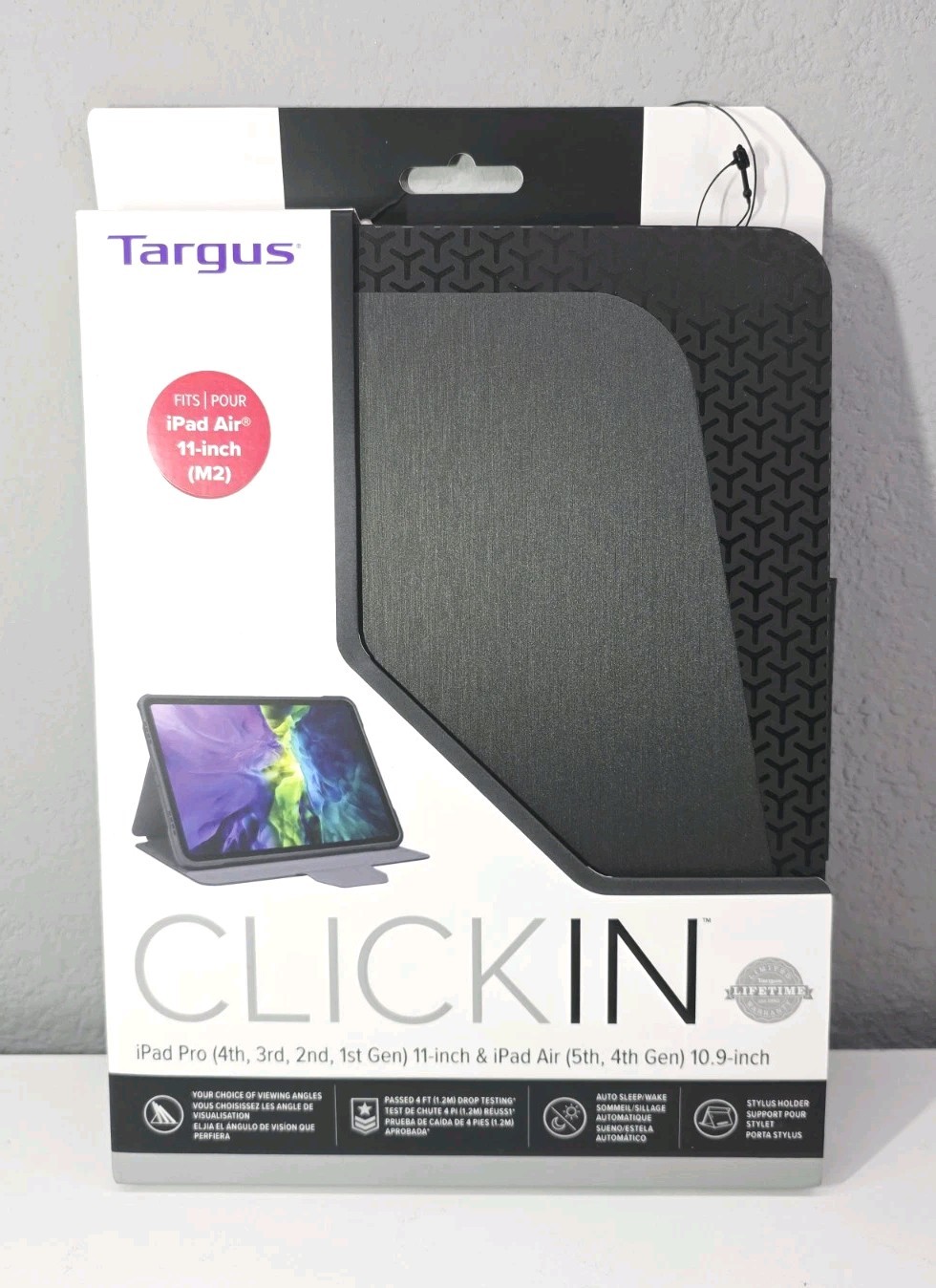 Targus Click In Case for iPad Pro 11-inch 1st/ 2nd Gen & iPad Air 10.9-inch, BLK