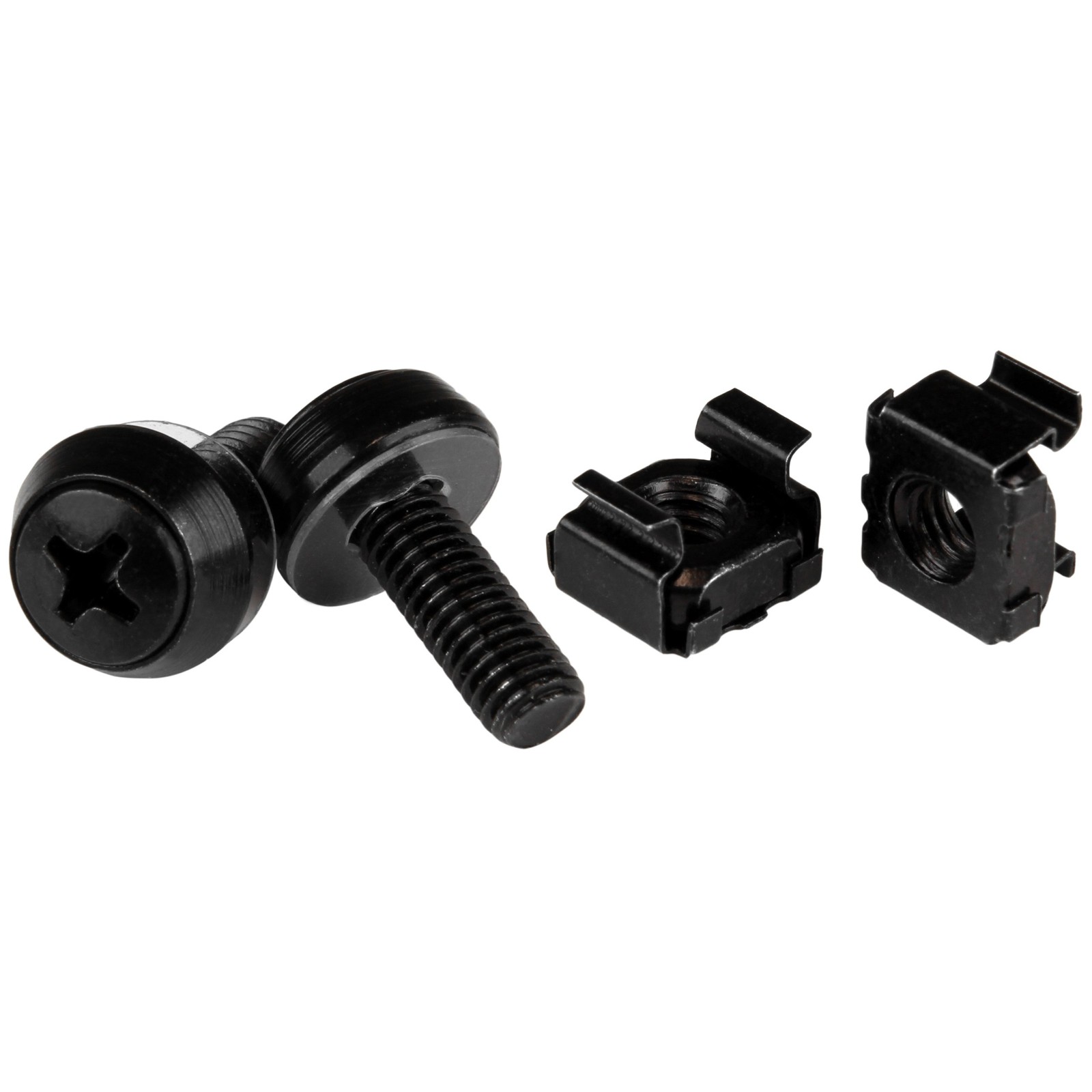 Startech M6 X 12mm - Screws And Cage Nuts - 100 Pack (cabscrewm62b)