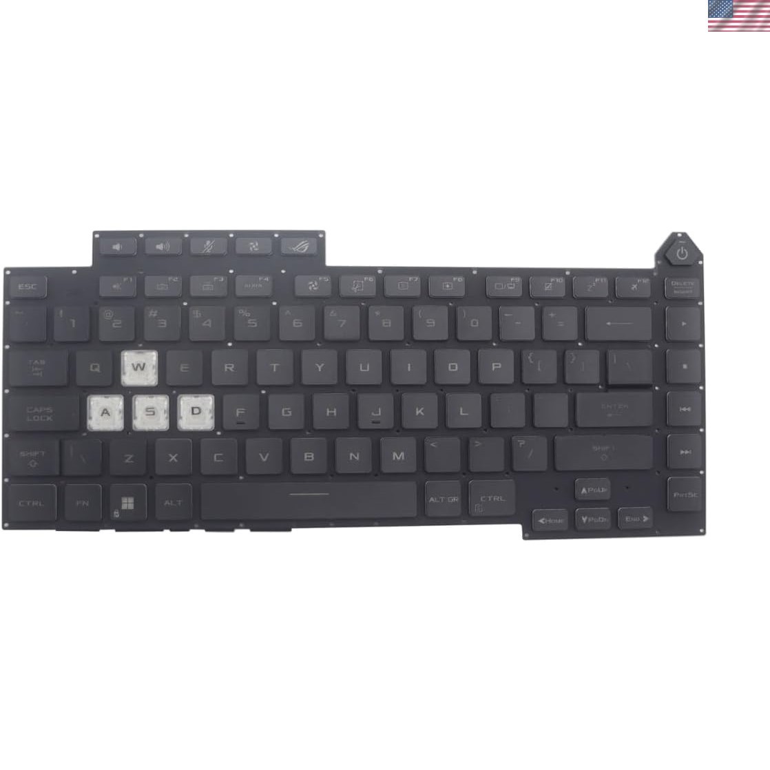 New Backlit Replacement Keyboard for ASUS ROG Strix G15 G513 Series Models