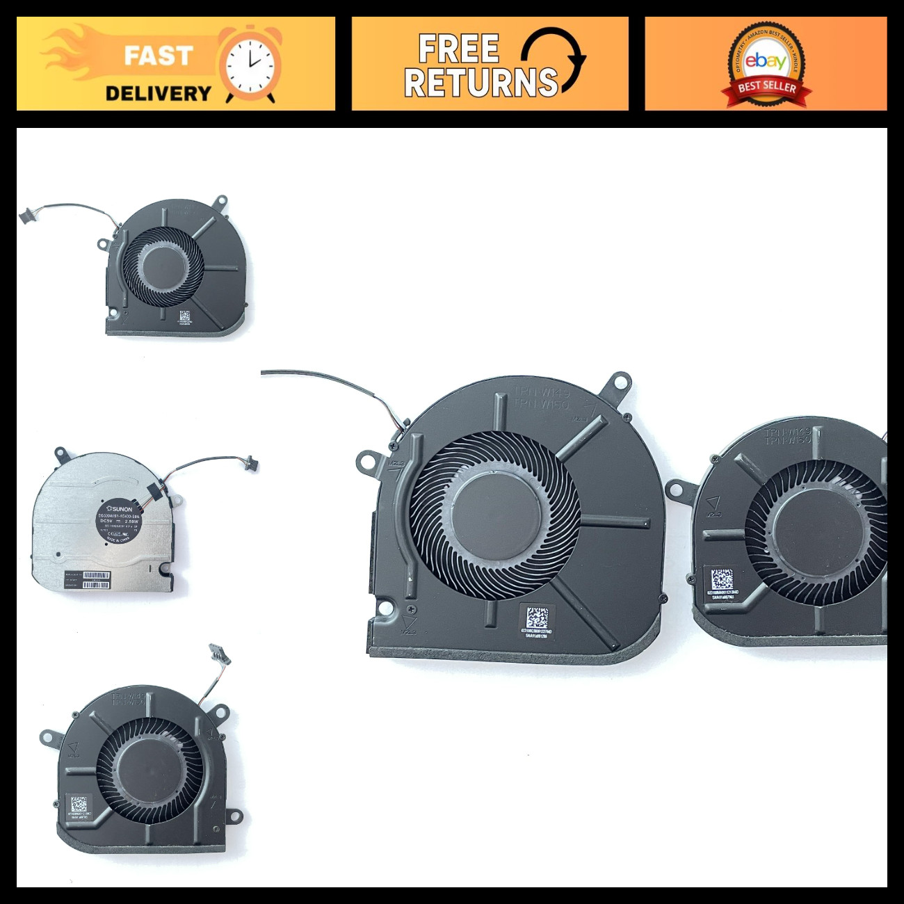 High-Performance CPU & GPU Cooling Fan for HP Envy X360 15M-EU/15M-ES Laptops