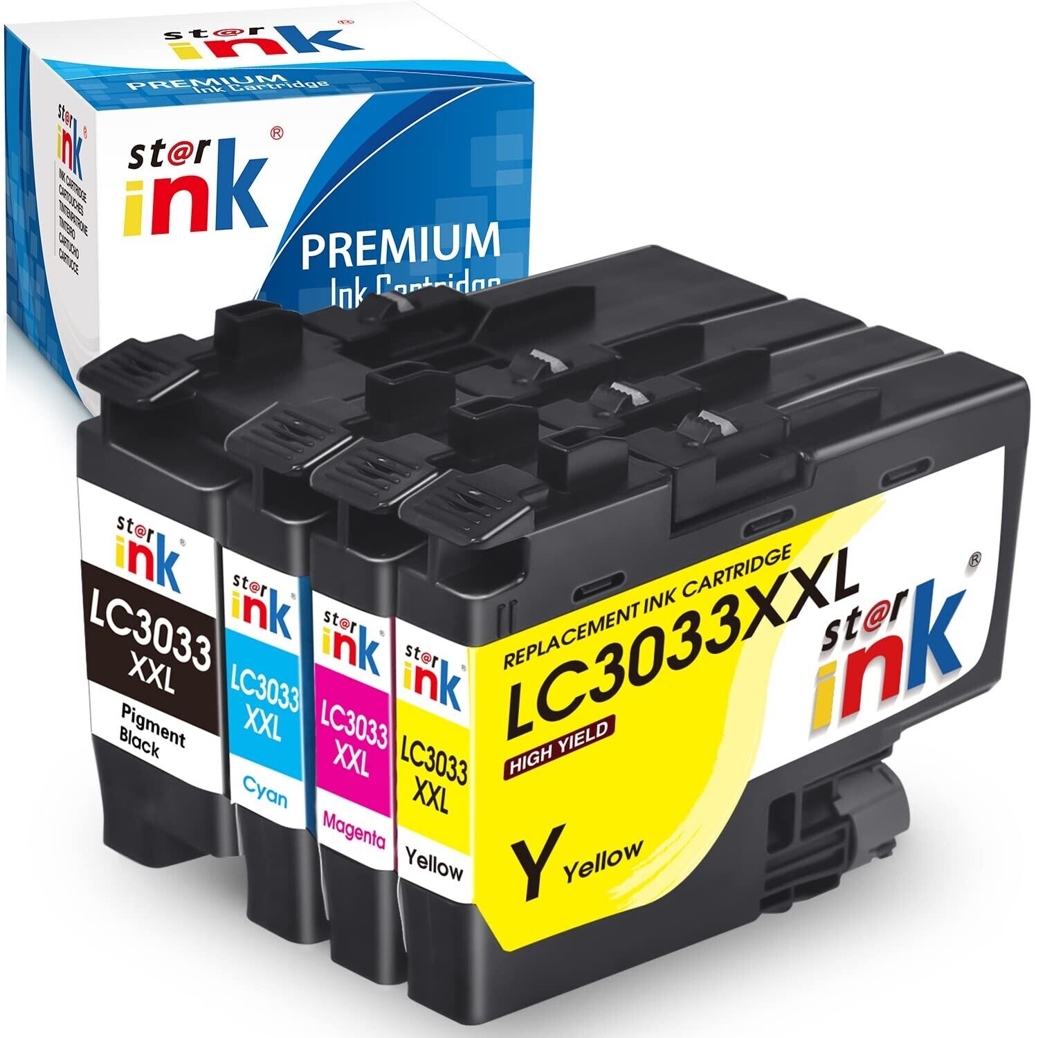 Starink LC3033XXL Replacement for Brother LC3033 LC-3033 LC3035(BK/C/M/Y) Ink...