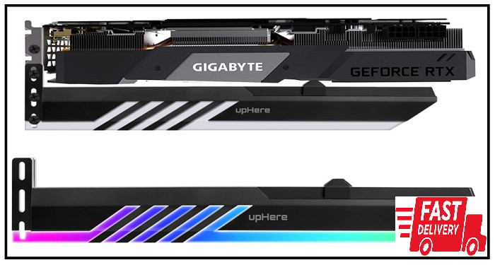Uphere 5V 3-Pin Addressable RGB Graphics Card GPU Brace Support Holder,Support V
