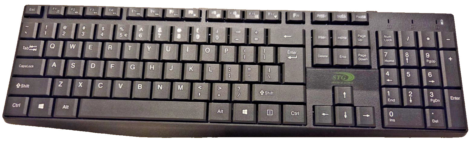 STG Skytech Global Wireless Slim USB Keyboard K9820 - Black