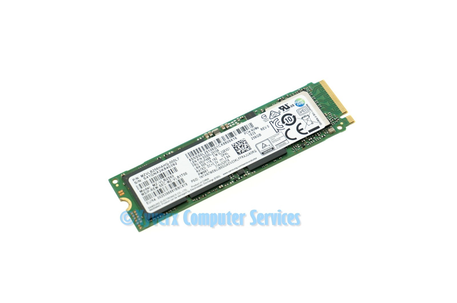 MZVLB256HAHQ-000L7 SSS0L25106 GENUINE SAMSUNG SSD 256GB 2280 GEN 4 NVME (CA25)