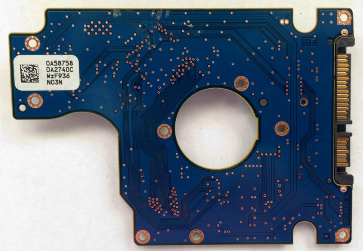 PCB HTS545050B9SA02 0A58758 DA2740C P/N: 0A70465 MLC: DA3031 Hitachi