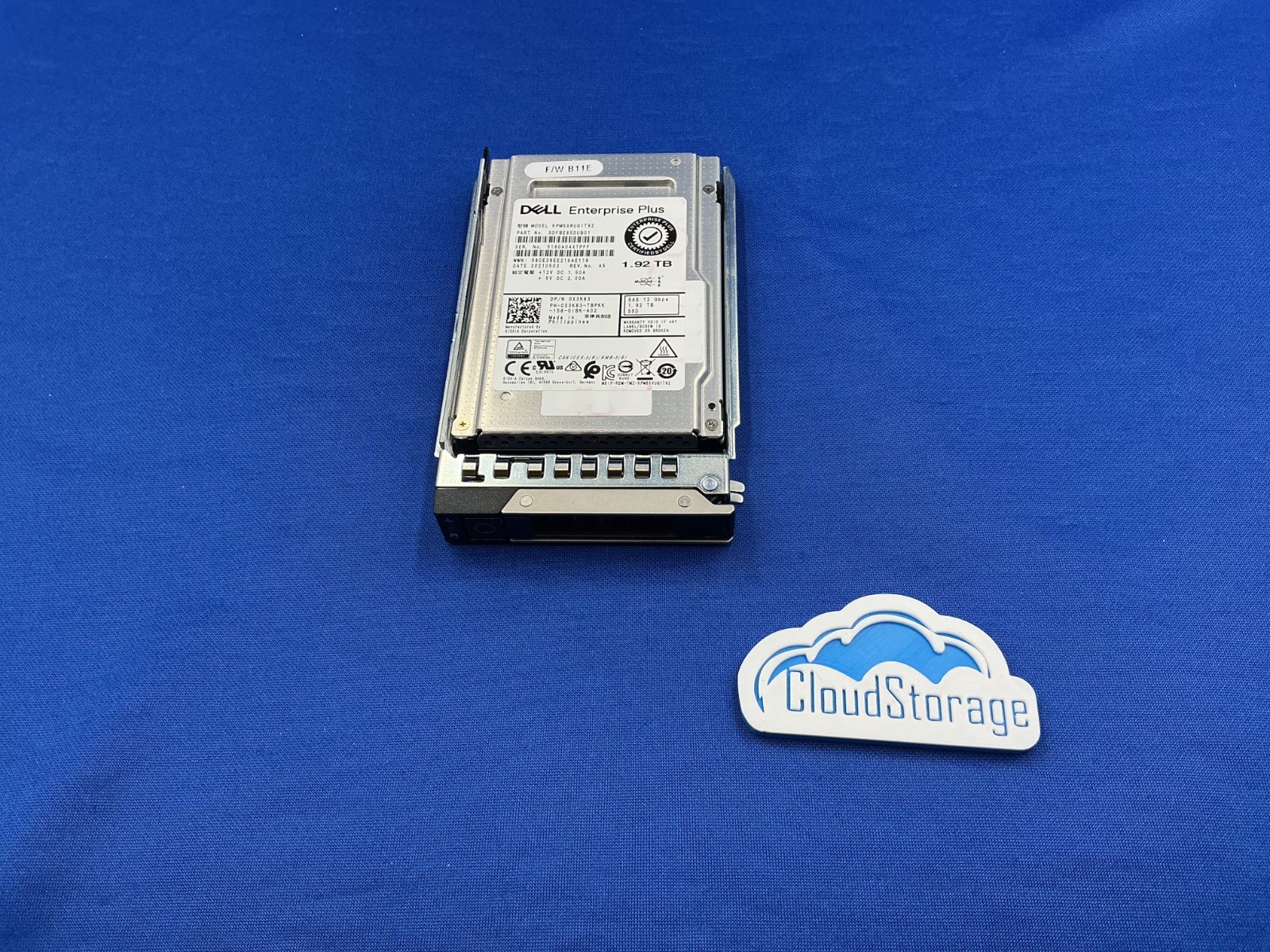 X3K83 0X3K83 Dell 1.92TB SAS 12Gb/s RI 2.5in Enterprise SSD KPM5XRUG1T92