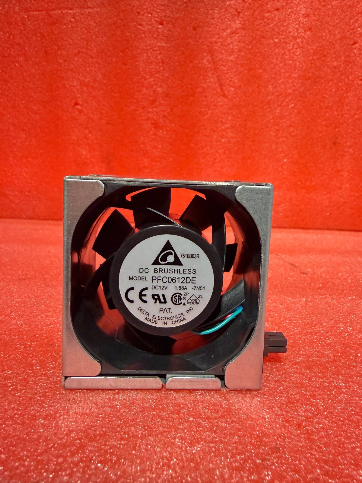Delta PFC0612DE 60mm X 38mm Ball Bearing Fan DC12V 1.68A 336252012309