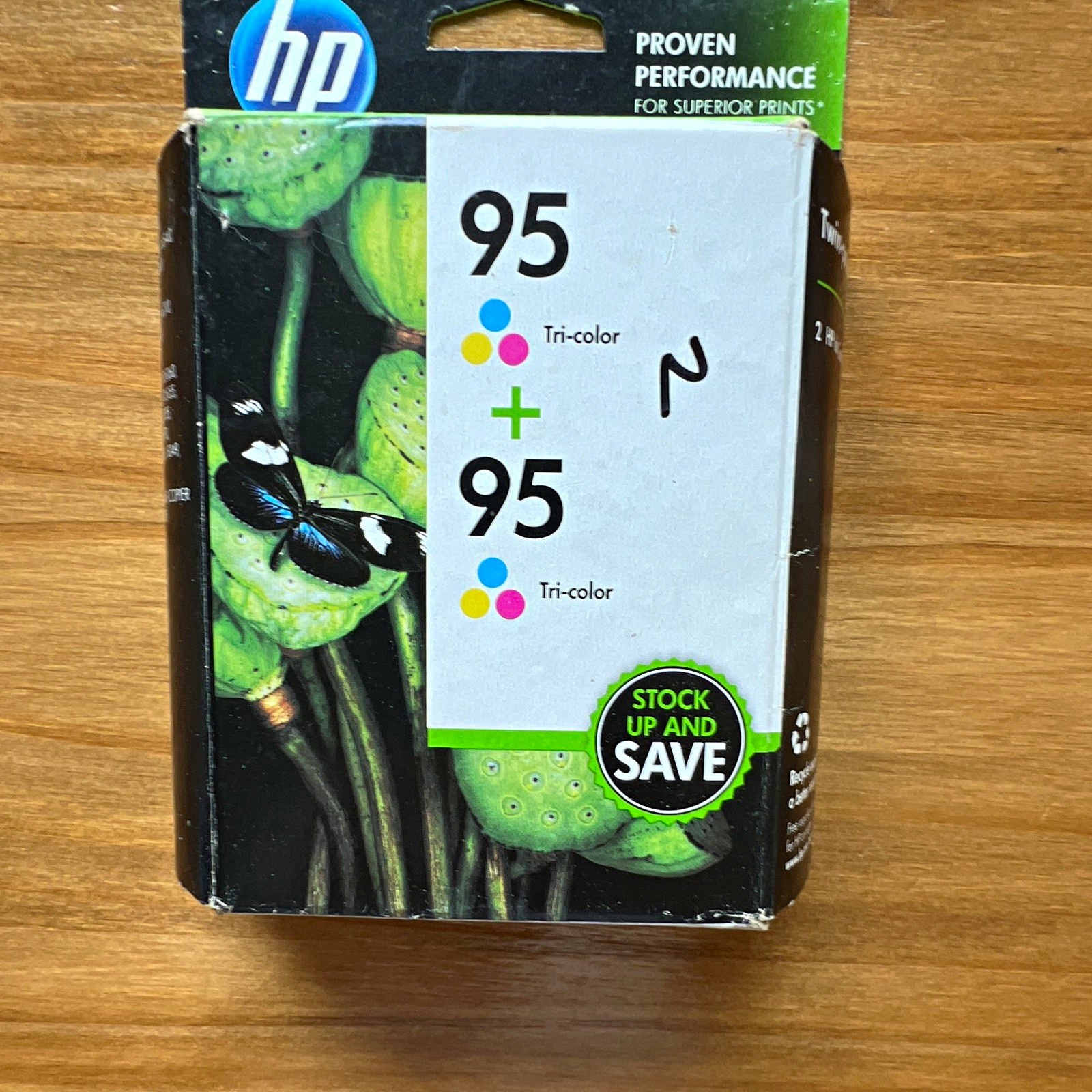 HP 95 Tri-Color Printer Ink Cartridge, Genuine HP Model 95 Replacement