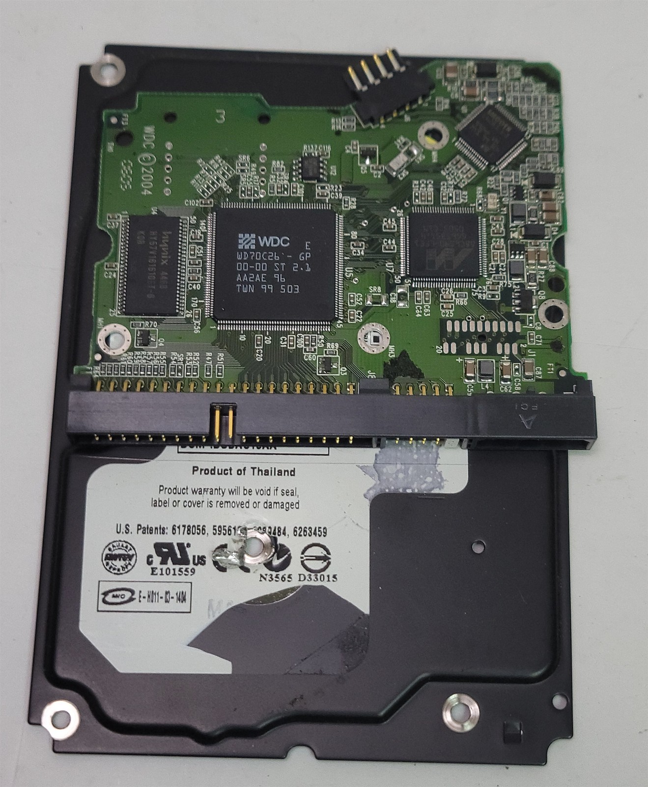 Western Digital WD2500BB-55GUA0 IDE HDD Main PCB Control Board