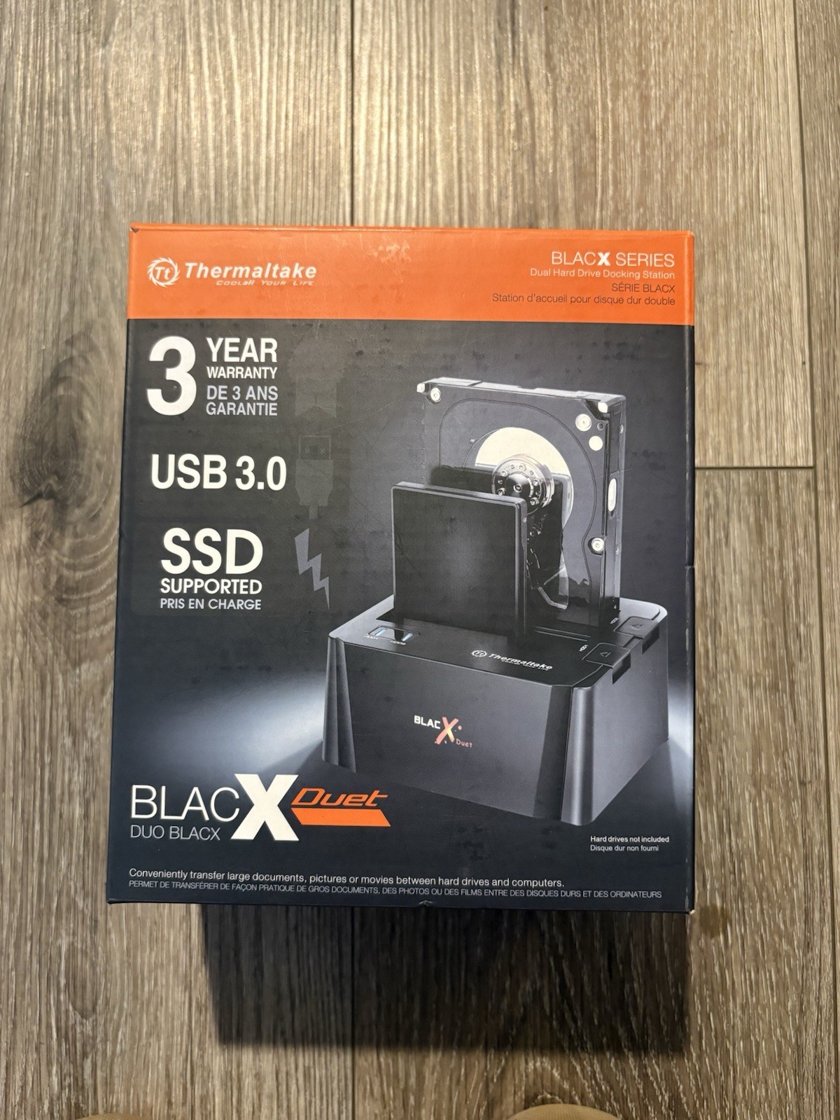 Thermaltake BlacX Duet Dual 2.5/3.5inch Hard Drive/SSD Dock (ST0014U-C)