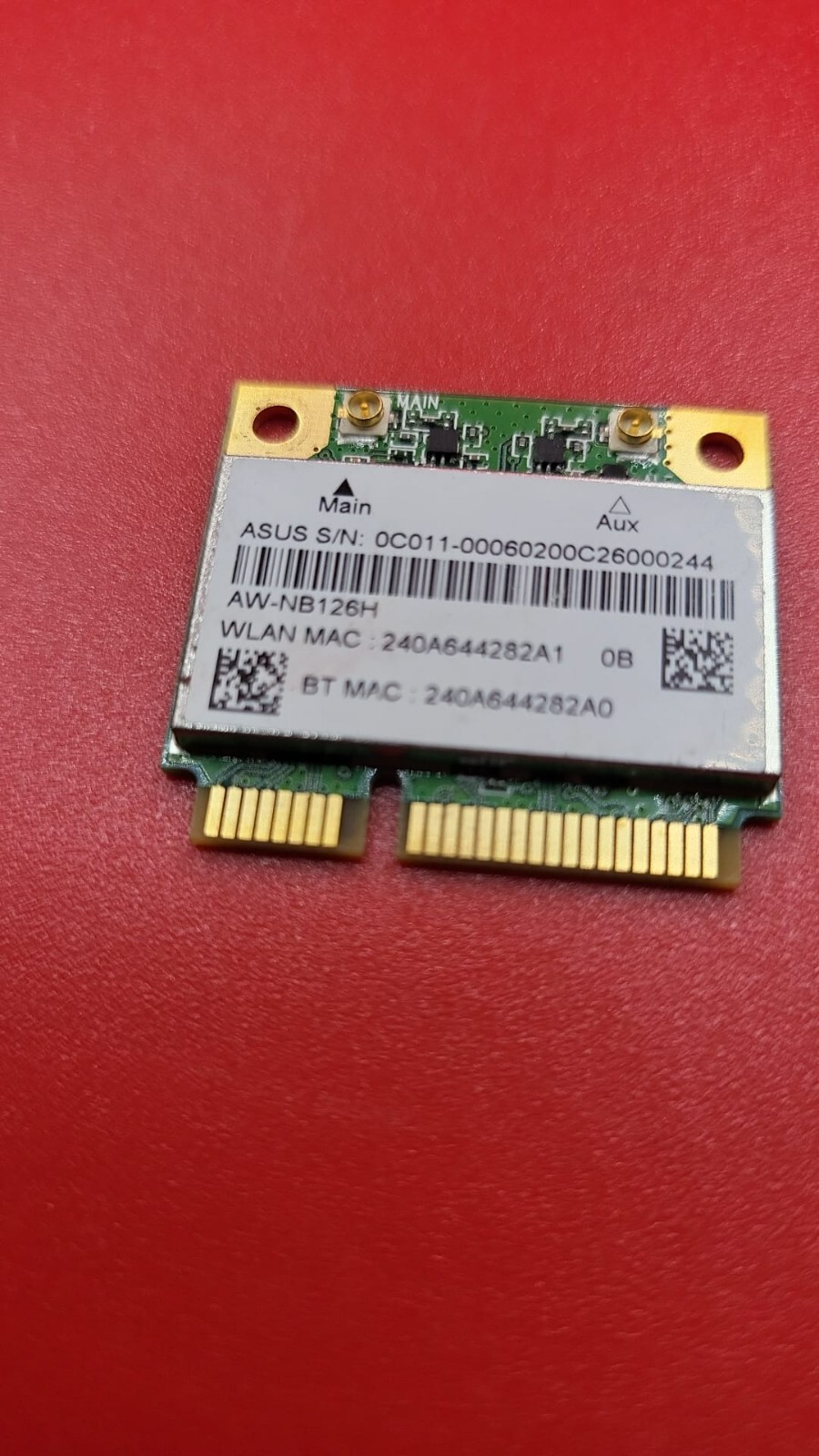 Genuine AzureWave AW-NB126H AR5B225 WiFi 2.4GHz WiFi/BT Bluetooth Wireless Card