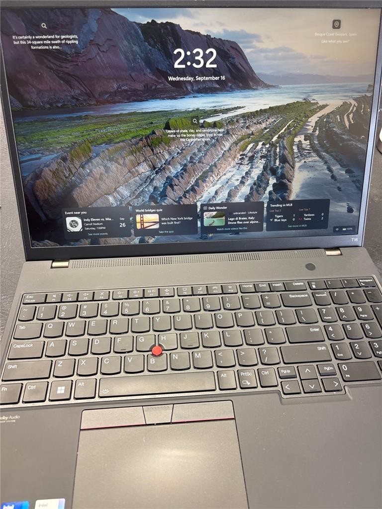 Lenovo ThinkPad T16 i7 Laptop i7 1260P 12th Gen, 16gb, 512 SSD Iris Xe Graphics