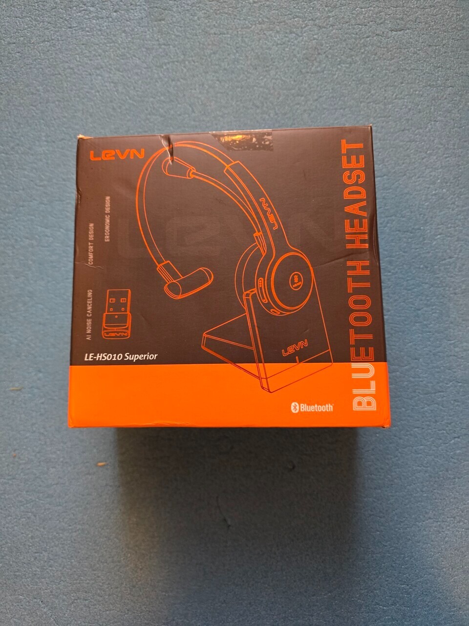 Wireless Headset with Mic for Work,Bluetooth Headset with Microphone (Noise Canc