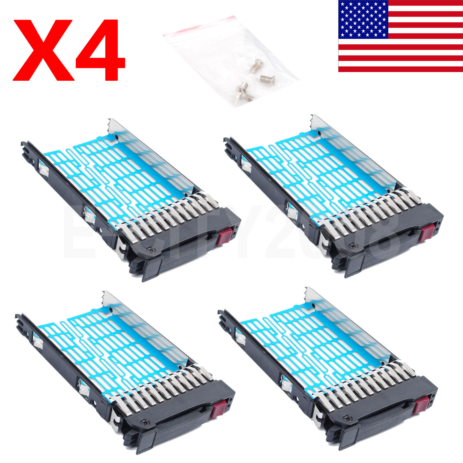 Lot of 4PCS 2.5" SATA SAS Caddy Tray FOR HP DL380 DL360 G6 DL370 DL385 G5p ML570