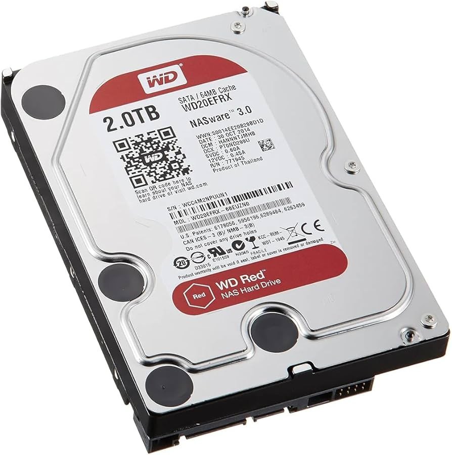 WD20EFRX Fits For Western Digital Red2TB SATA 3.5"64MB Internal Enterprise HDD
