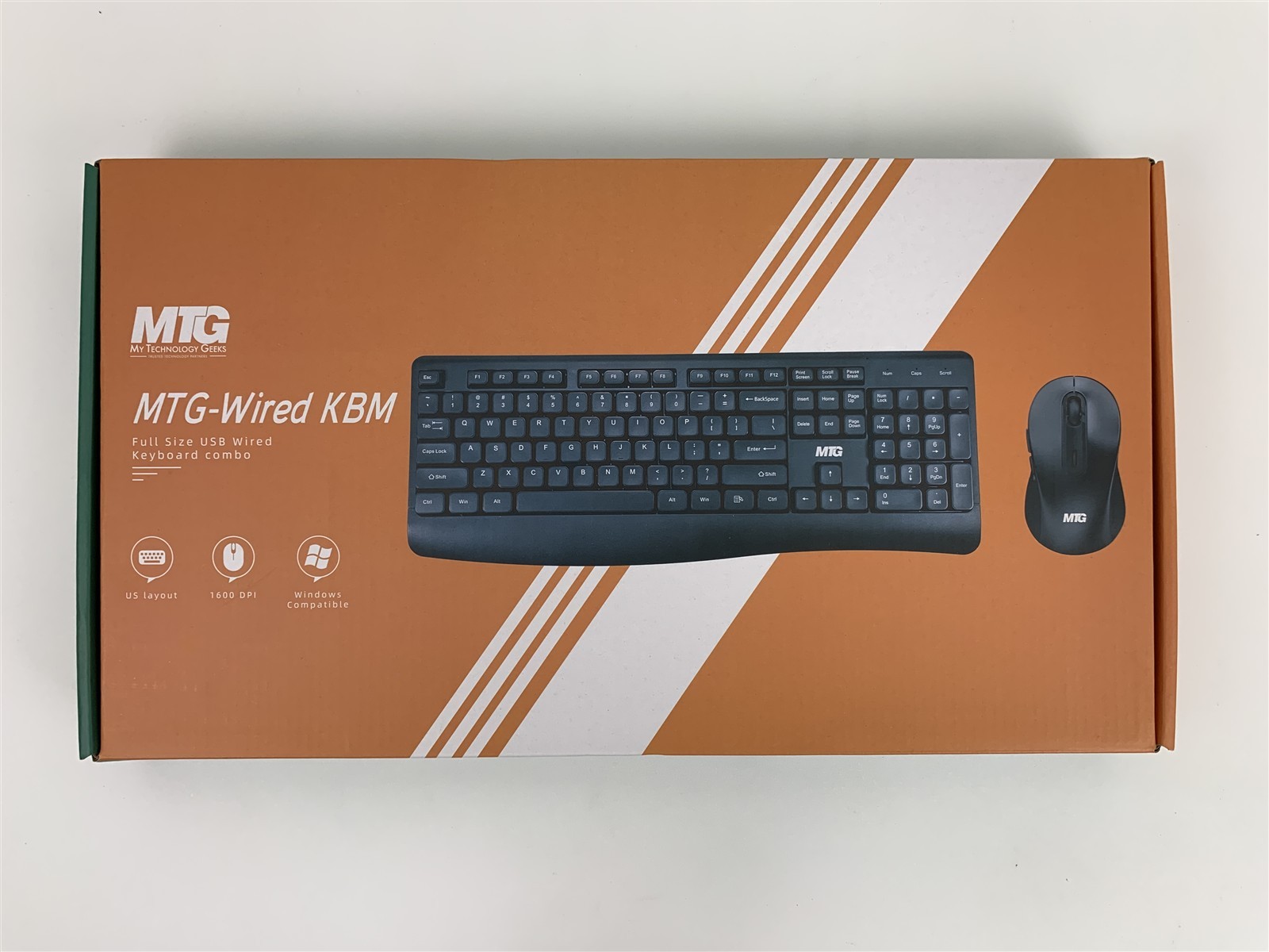 MTG - Wired KBM Full Size USB Wired Keyboard Combo 