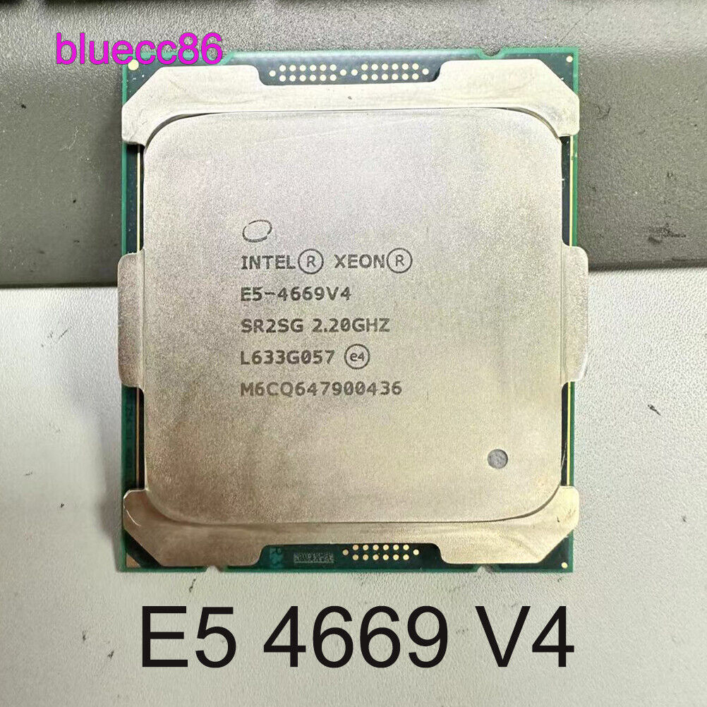 Intel Xeon E5-4669 V4 2.2GHz 22C/44T FCLGA2011 135W 55MB CPU Processor