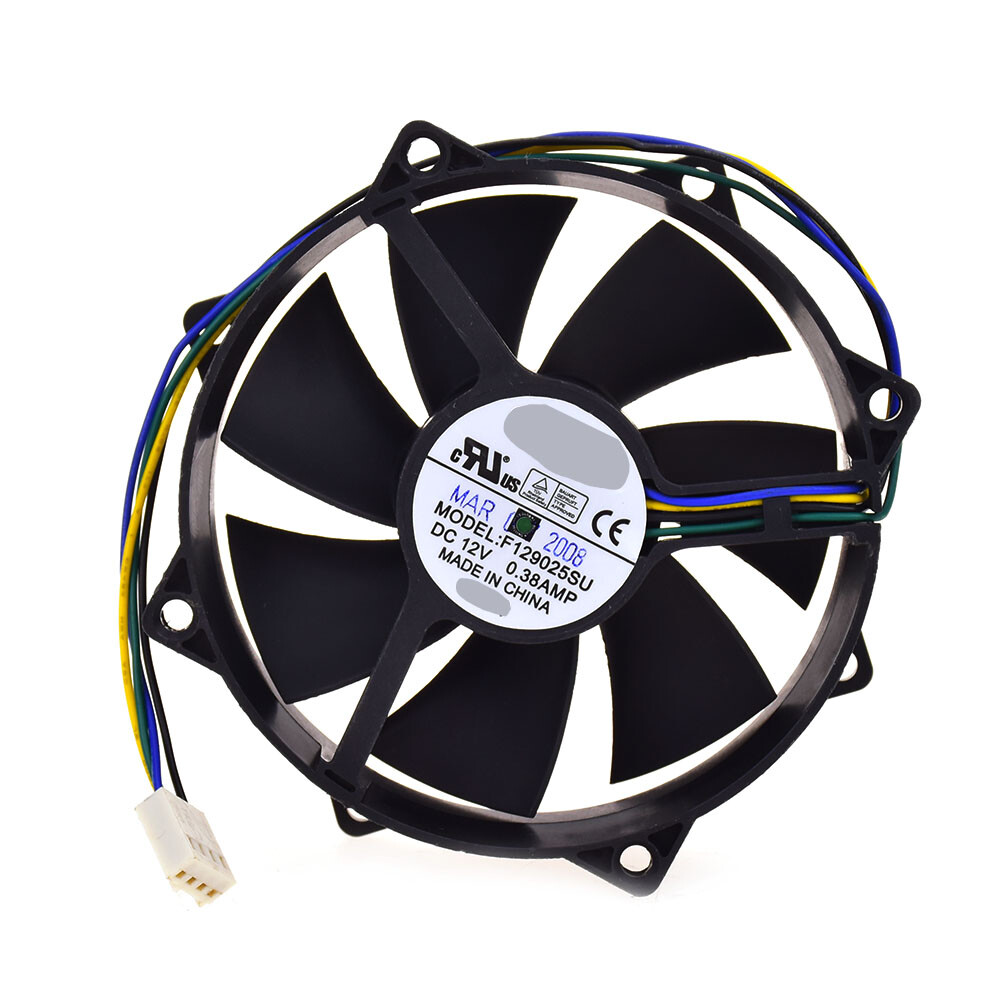 Cooling fan F129025SU for EVERFLOW PWM CPU Round Coole 90*90*25mm 12V 0.38A 4pin