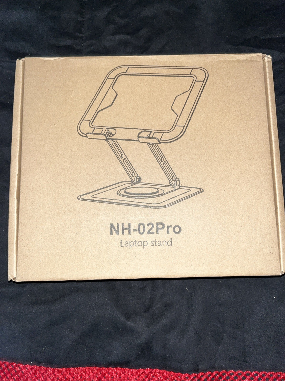 LOXP NH-02Pro Adjustable Carbon Steel Laptop Stand 10-14" Anti-Slip