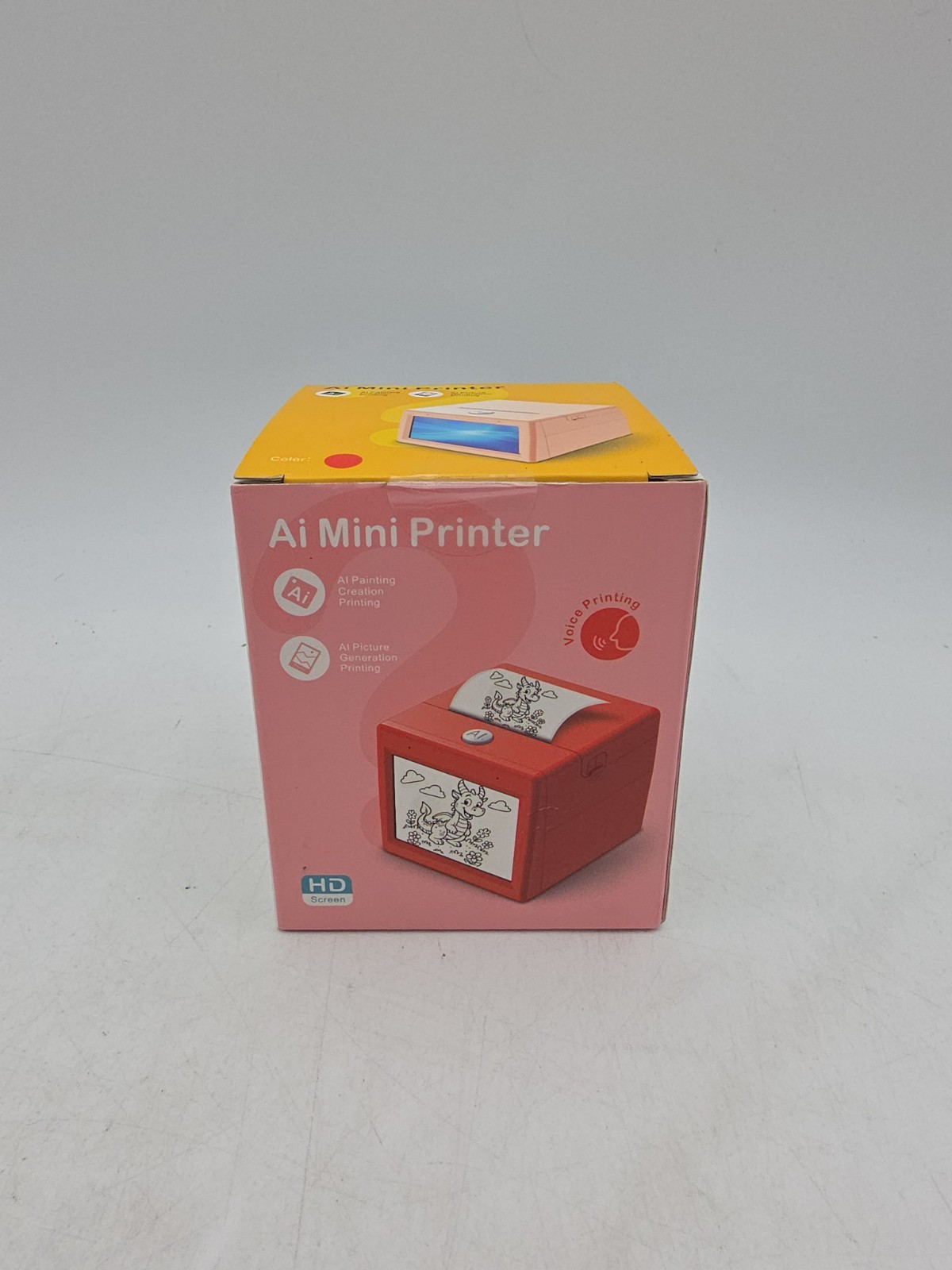 Ai Mini Printer Q15 Portable Thermal Inkless Bluetooth Sticker Printer B&W