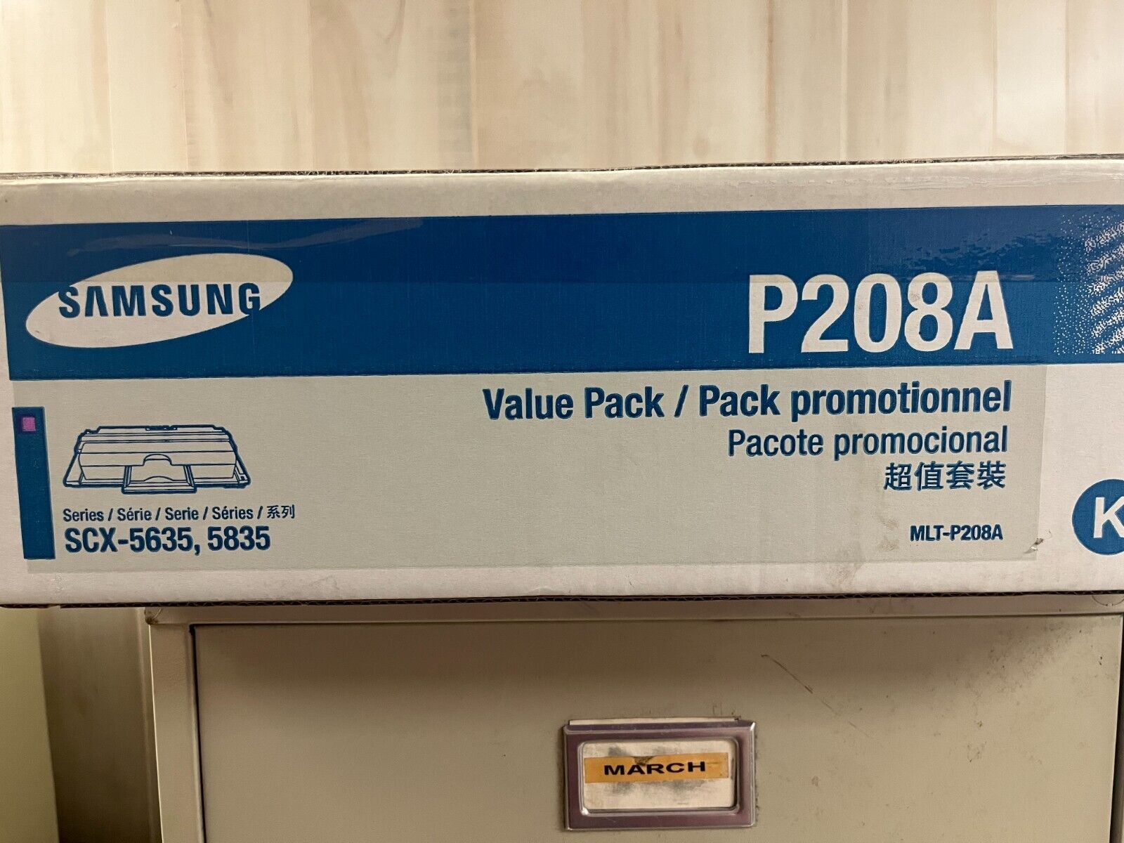 Samsung P208A Black Toner Cartridge 2 PACK 20000 Pages SCX-5635, 5835 Open box