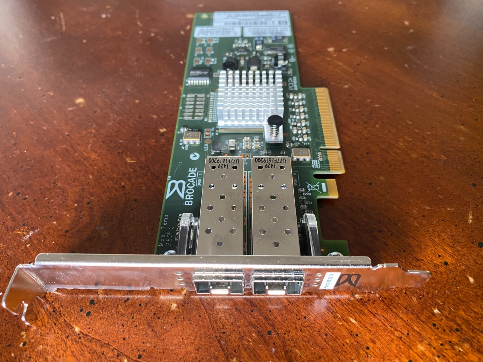 HP Brocade 82B 8Gb Dual-Port PCIe x8 Fibre Channel HBA (571521-002 AP770-60002)