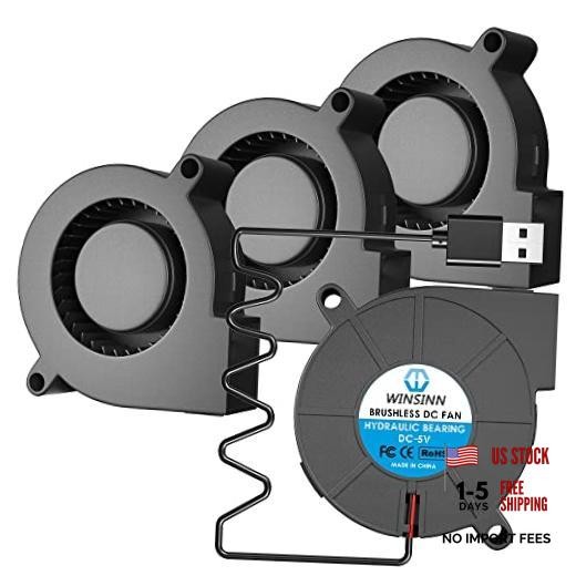 50mm 5015 Tiny Cooling USB Blower Fan 5V, 50mm DC 5V - 39in(1000mm) - USB