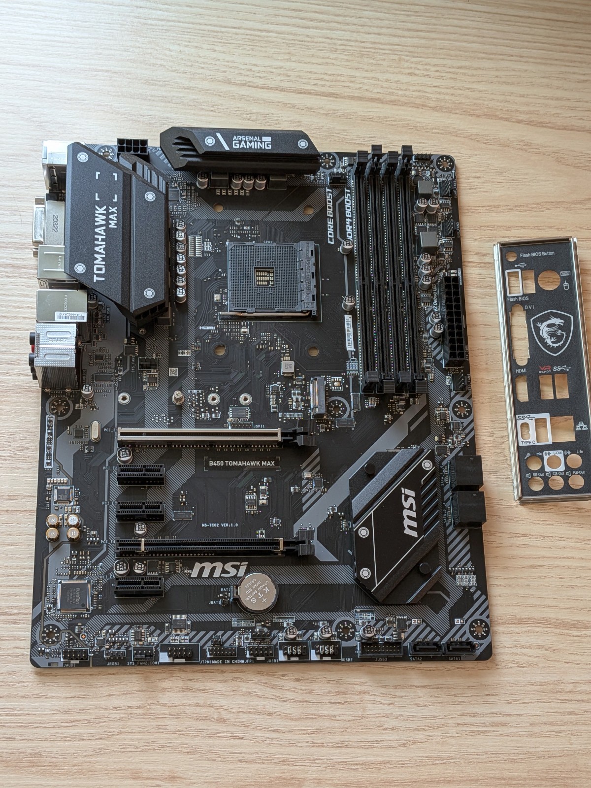 MSI B450 Tomahawk Max AMD Ryzen AM4 Motherboard