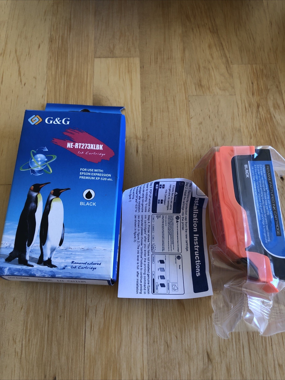 1pack G&G NE-RT273XLBK ink Epsom Expression Premium Sp-520