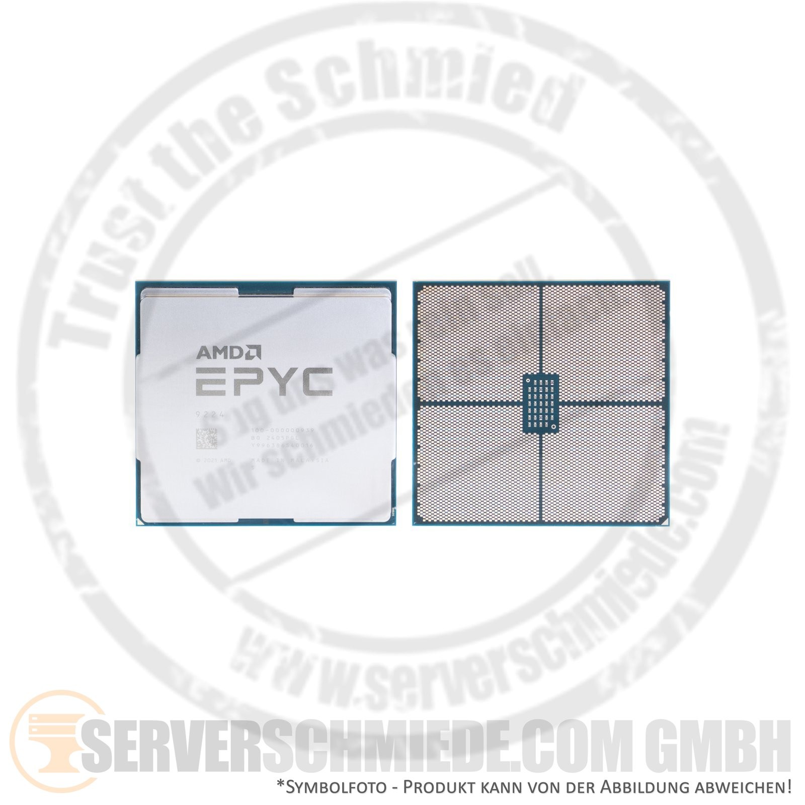 AMD Dell EPYC 9224 24C Server Processor 24x 2.50GHz 64MB Cache 6096 SP5 CPU