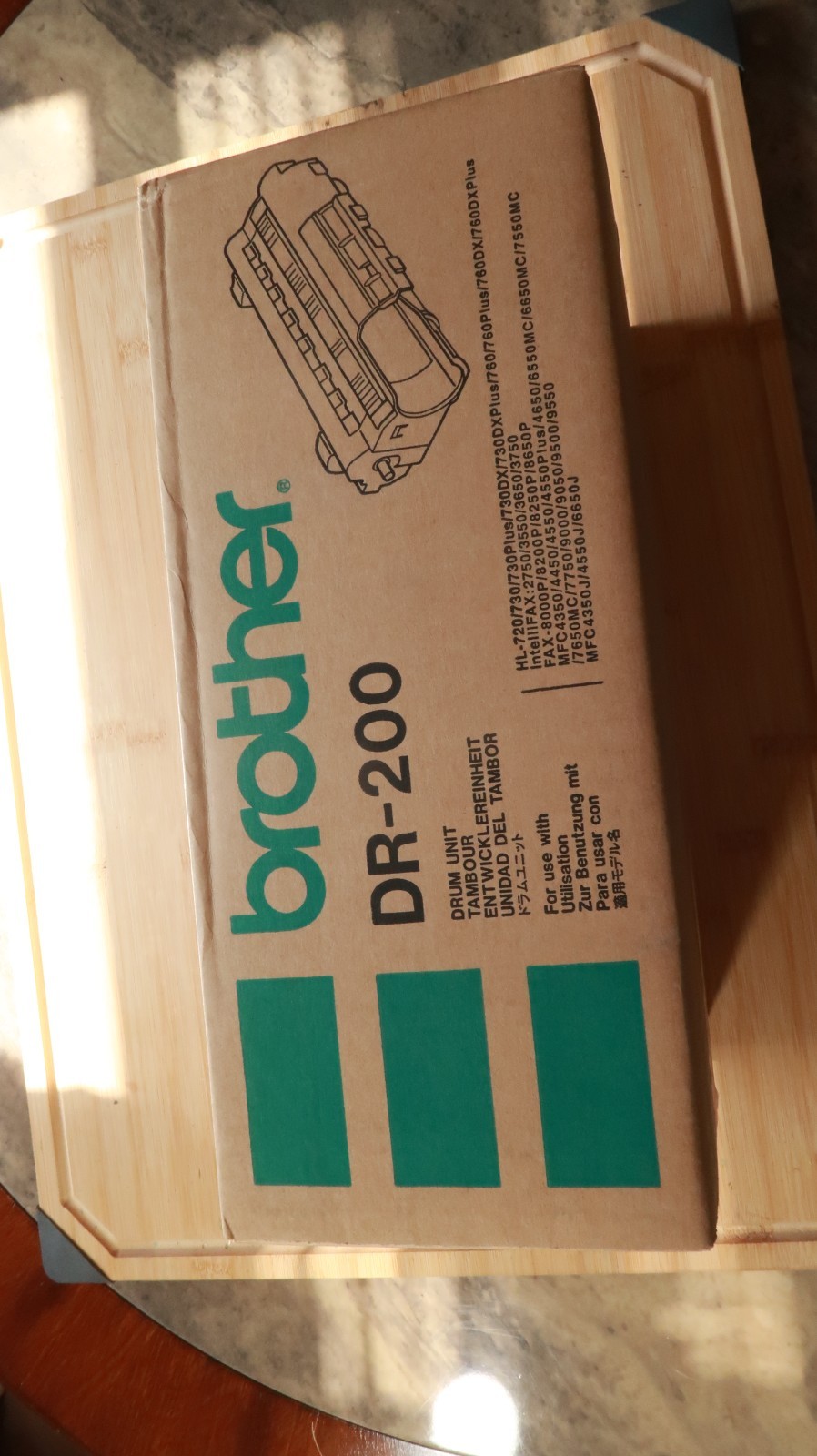 BROTHER DR-200 DRUM UNIT  FACTORY SEALED Set of 3 NEW
