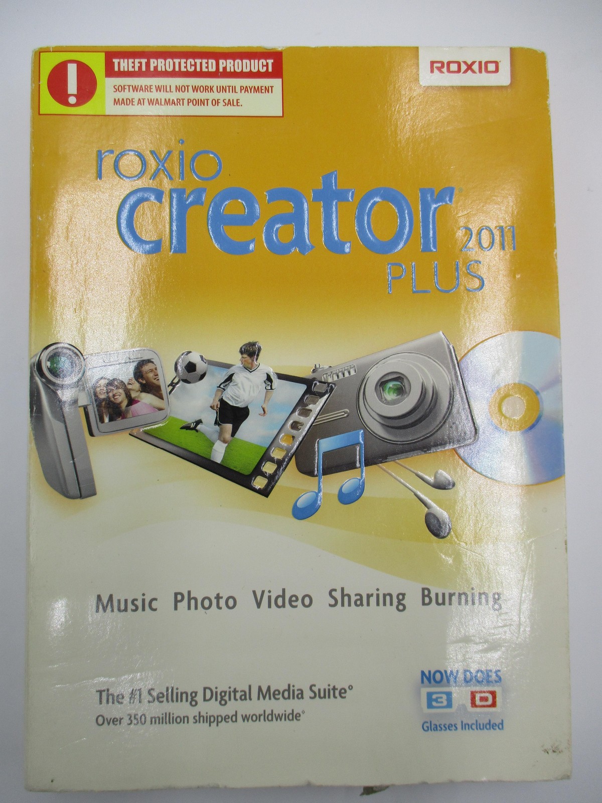 Roxio Creator 2011 Plus Multimedia Software Disc Windows 7 Vista XP PC 246410WM