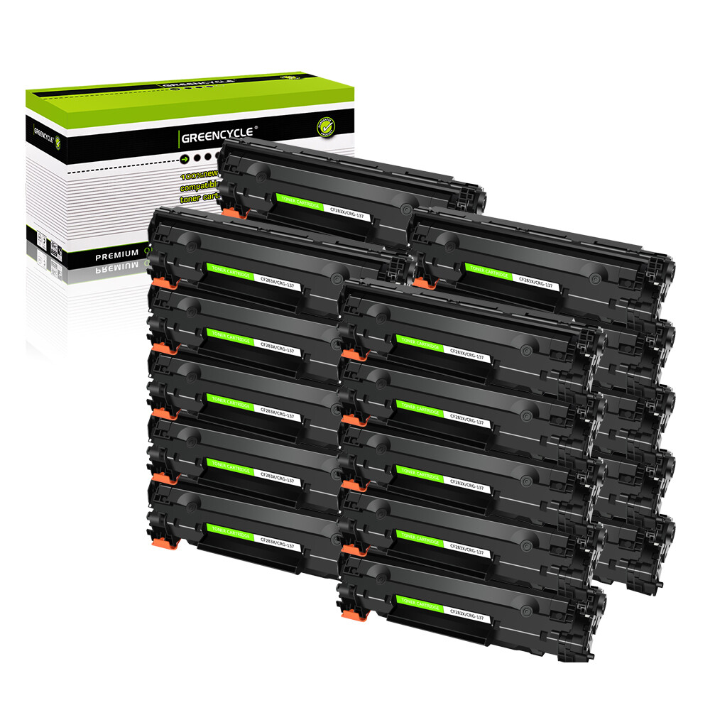 20PK CF283X Toner Cartridge Fits for HP 83X LaserJet Pro M201 M201dw M225dw MFP