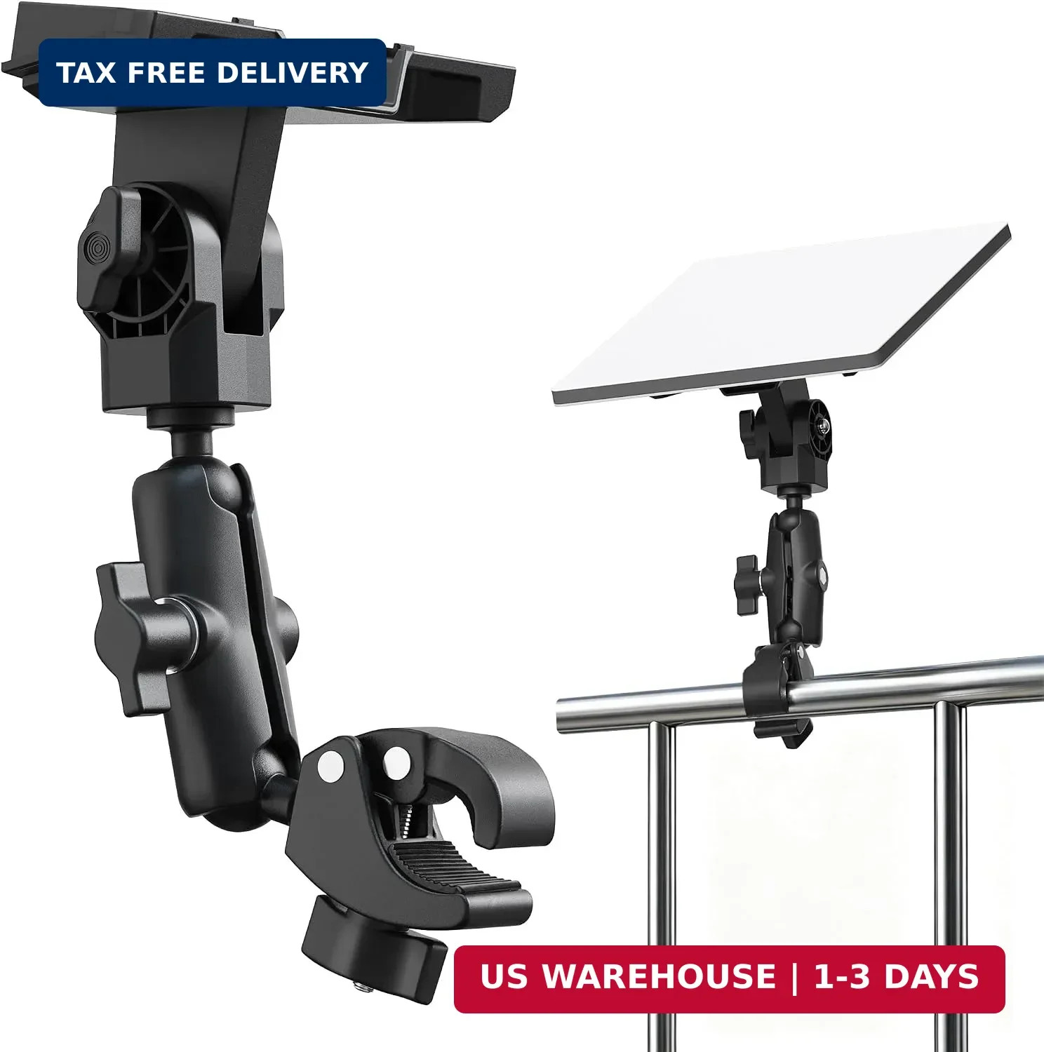 Starlink Mini Mount-360° Adjustable Pipe Clamp Mount for Starlink Mini Dish,Pole