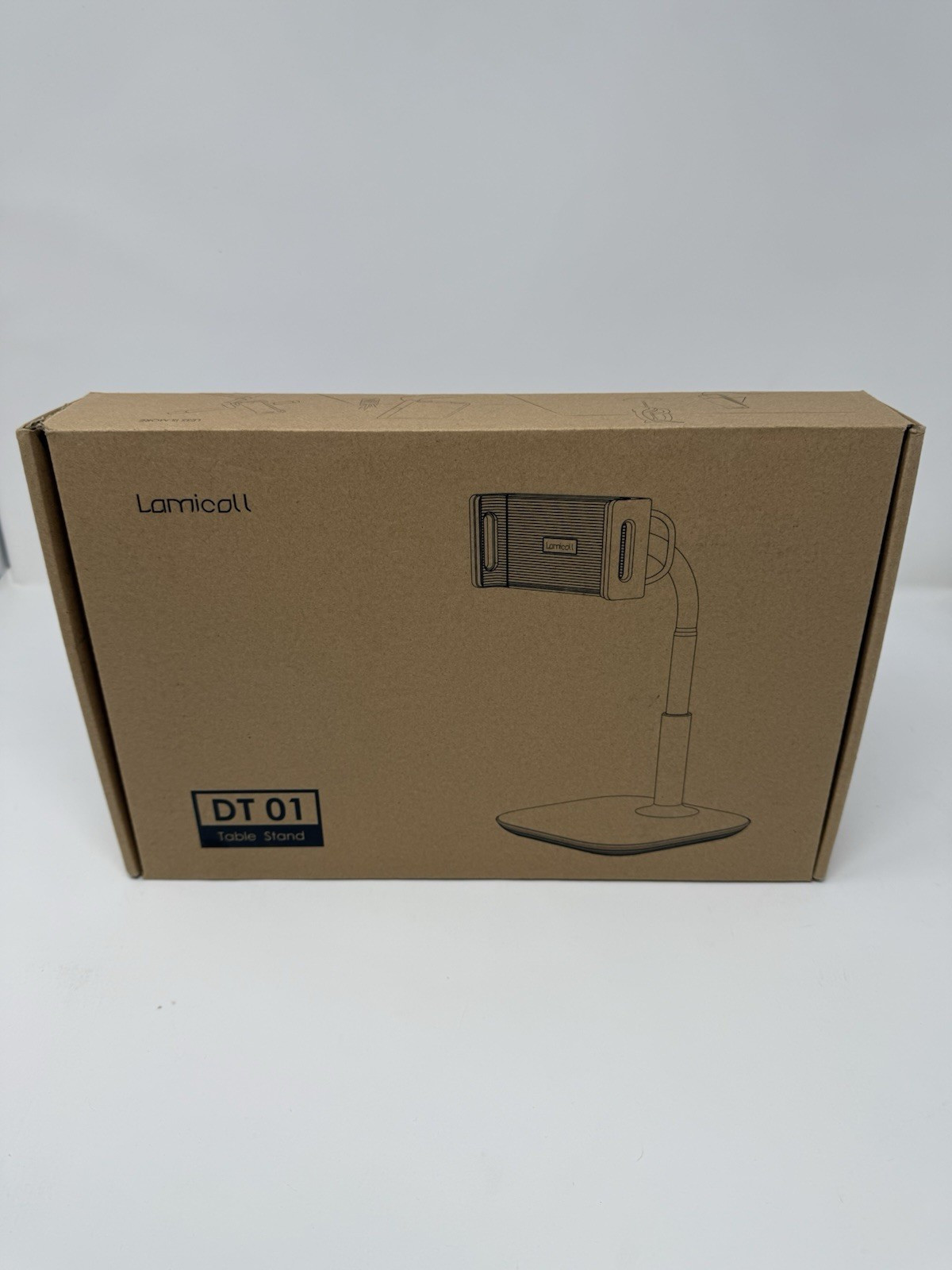 Lamicall DT01 Rotating Tablet Stand Holder Heavy Duty Base 360 Degree Gooseneck