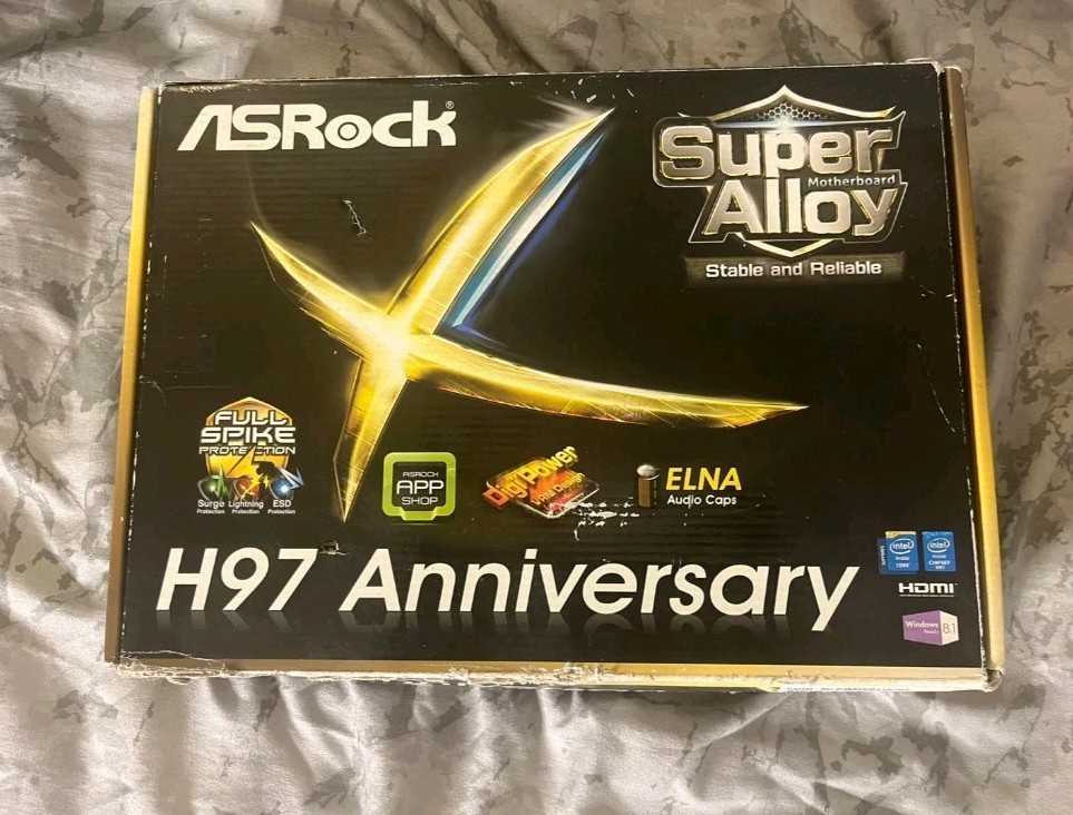 ASRock H97 Anniversary Motherboard LGA 1150 Intel